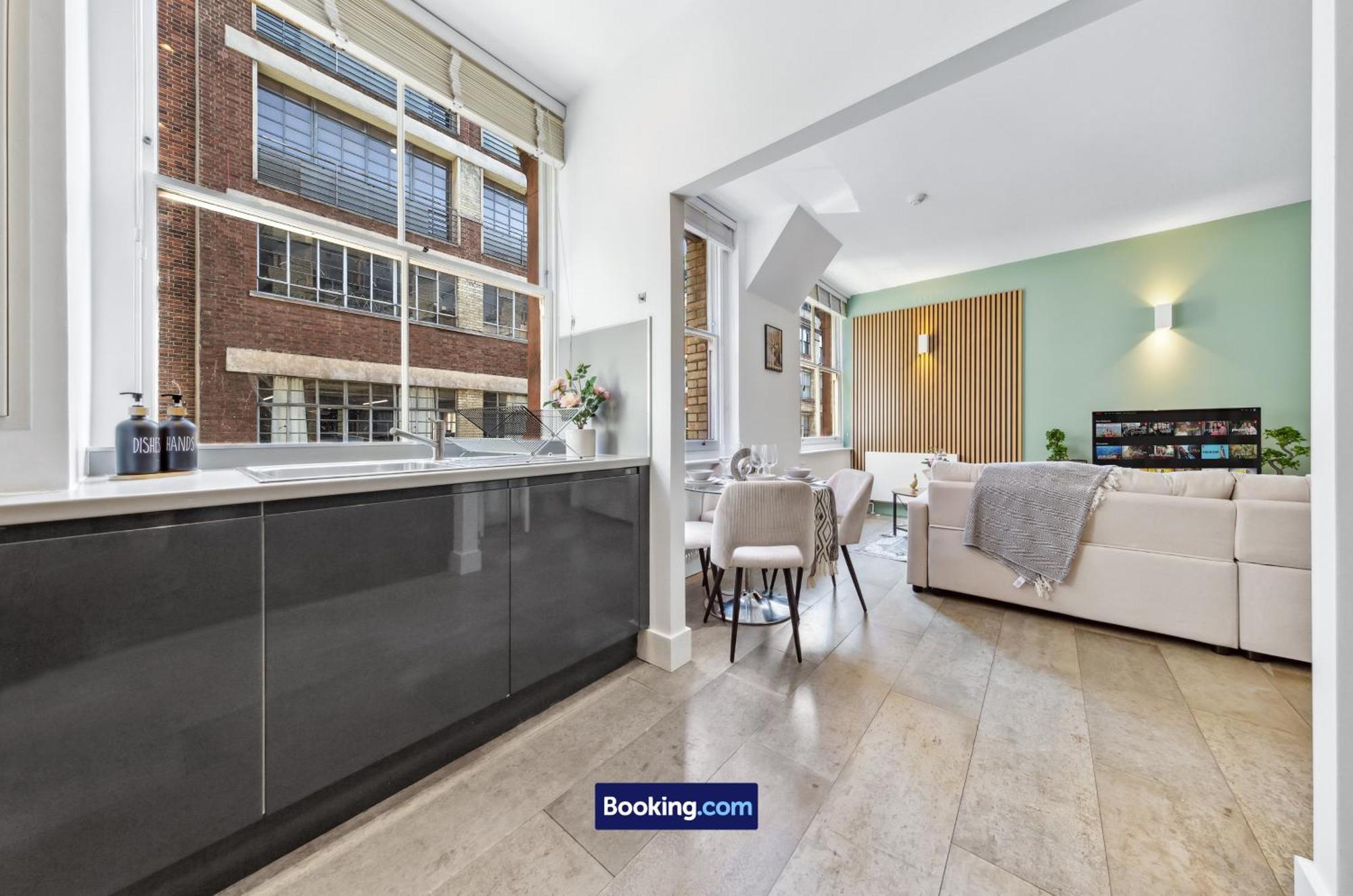 Farringdon Modern By Smart Short Lets & Serviced With Smart Tv & Free Wifi * Londres