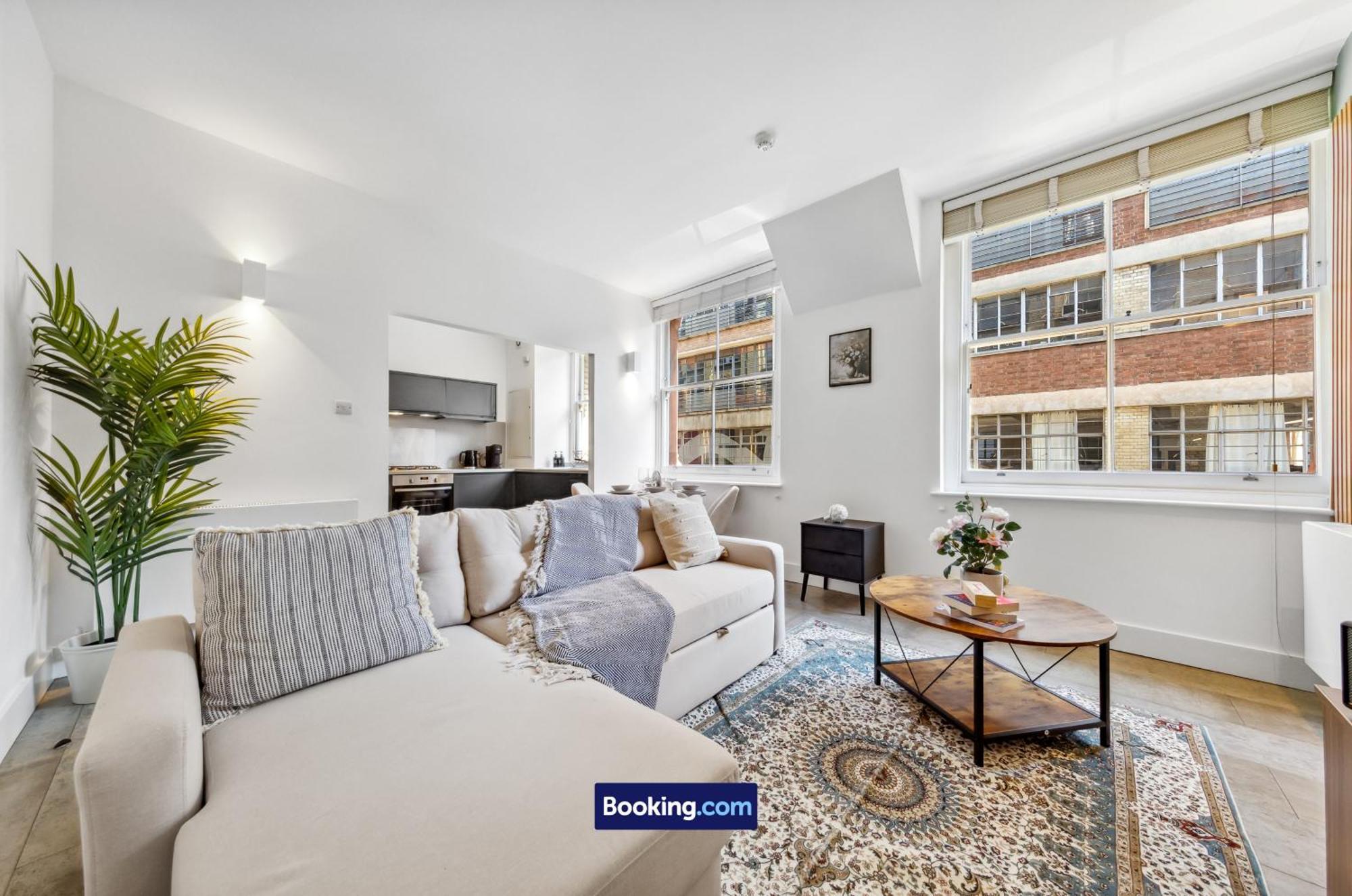 Farringdon Modern By Smart Short Lets & Serviced With Smart Tv & Free Wifi Appartement *