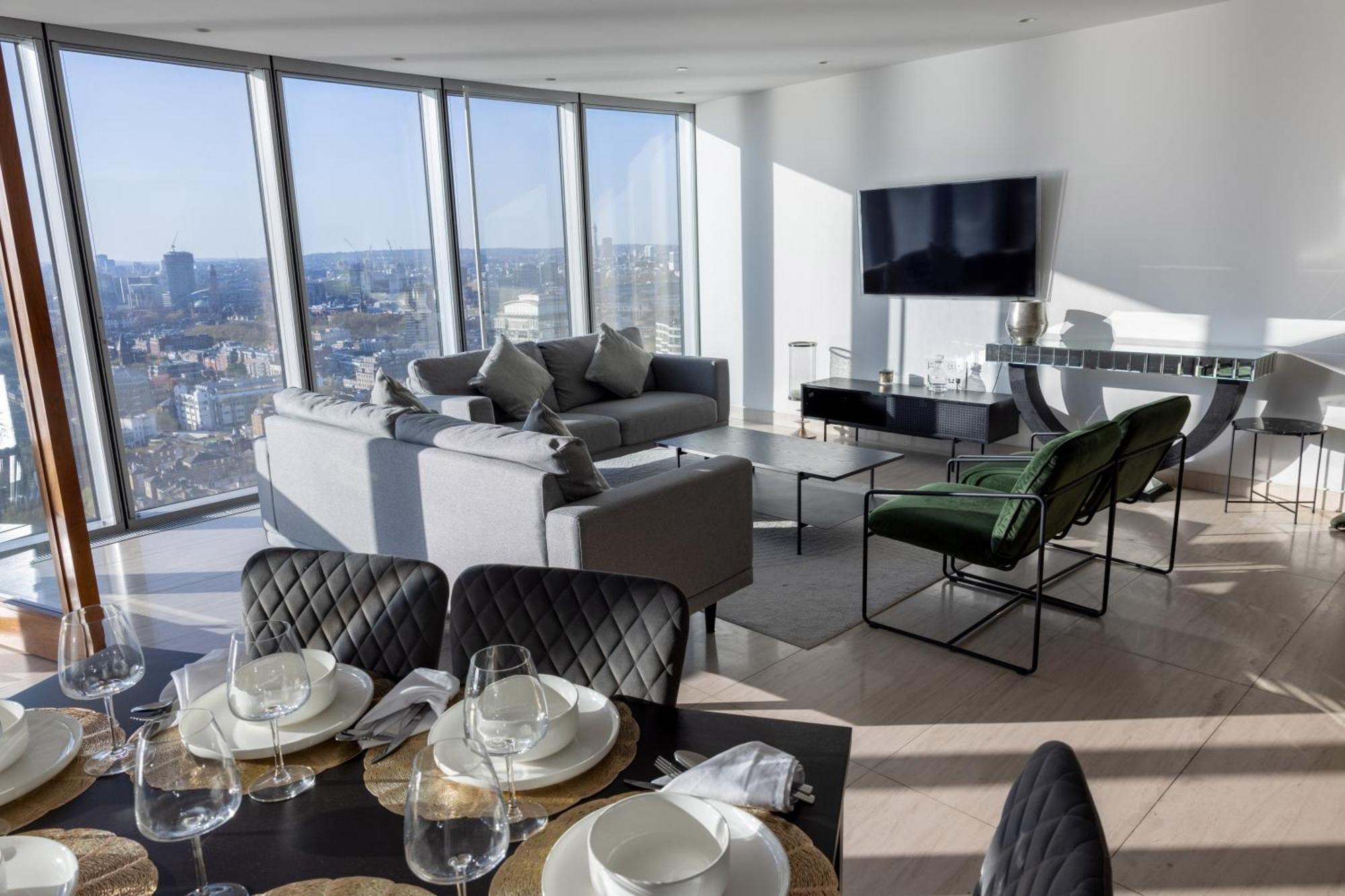Appartement Luxury With Pool, Gym, Spa, Free Parking 3 Bedroom