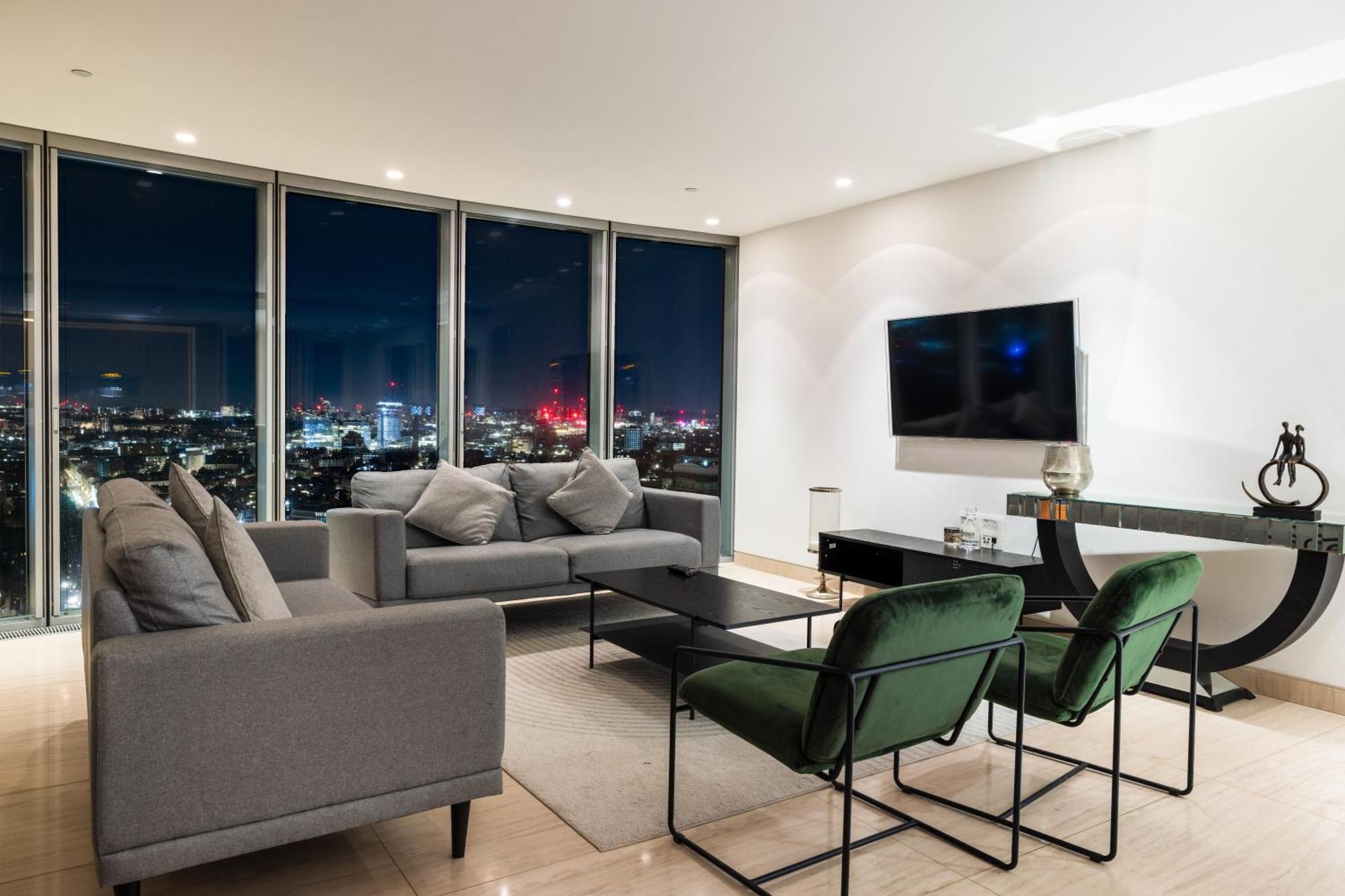 Luxury With Pool, Gym, Spa, Free Parking 3 Bedroom * Londres