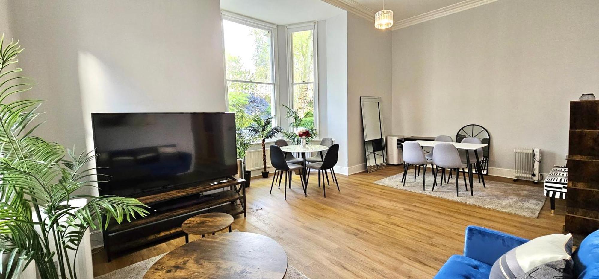 Apartamento Kensington 2Bed Stucco Bright Large High Ceilings - Luxurylondonstays