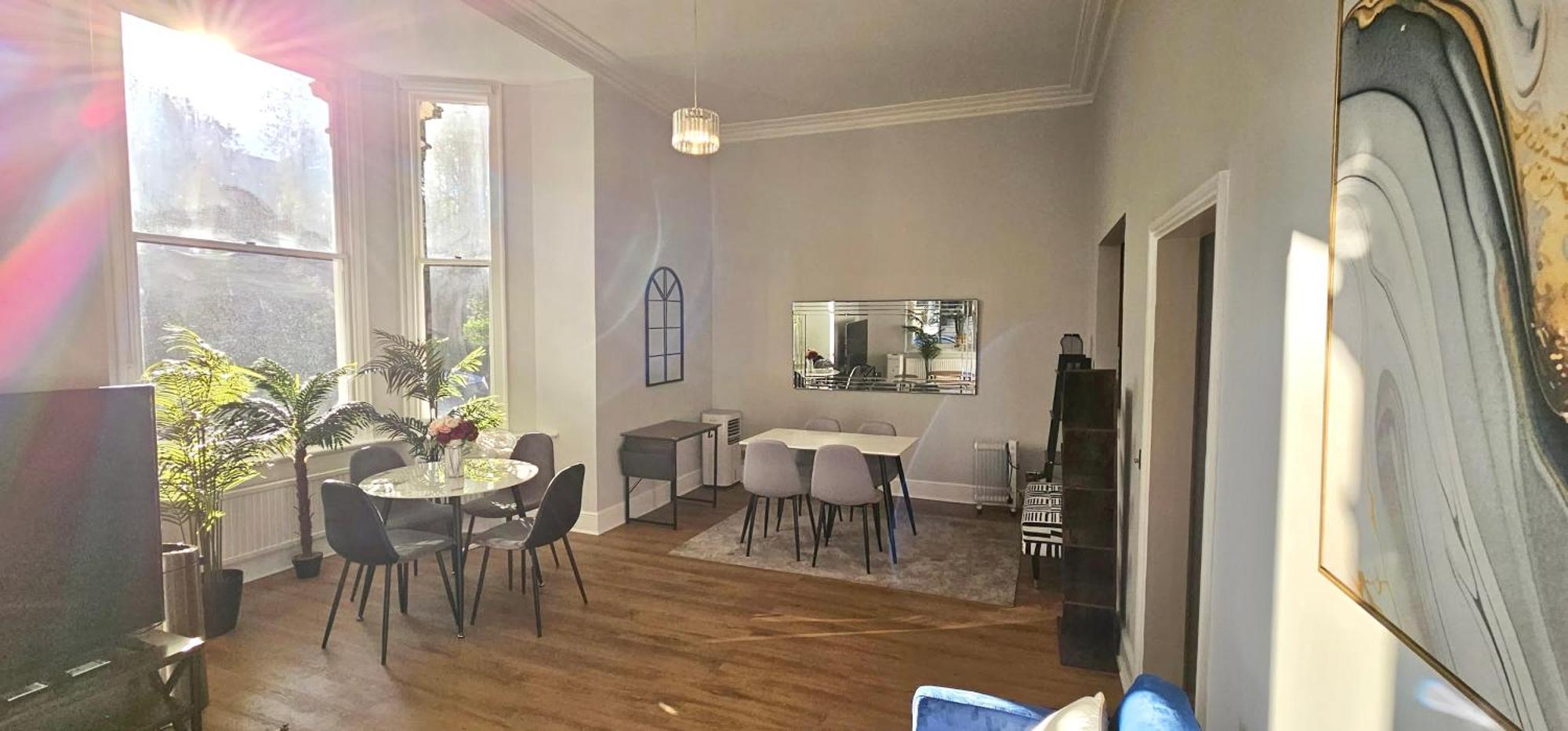 Kensington 2Bed Stucco Bright Large High Ceilings - Luxurylondonstays Apartamento *