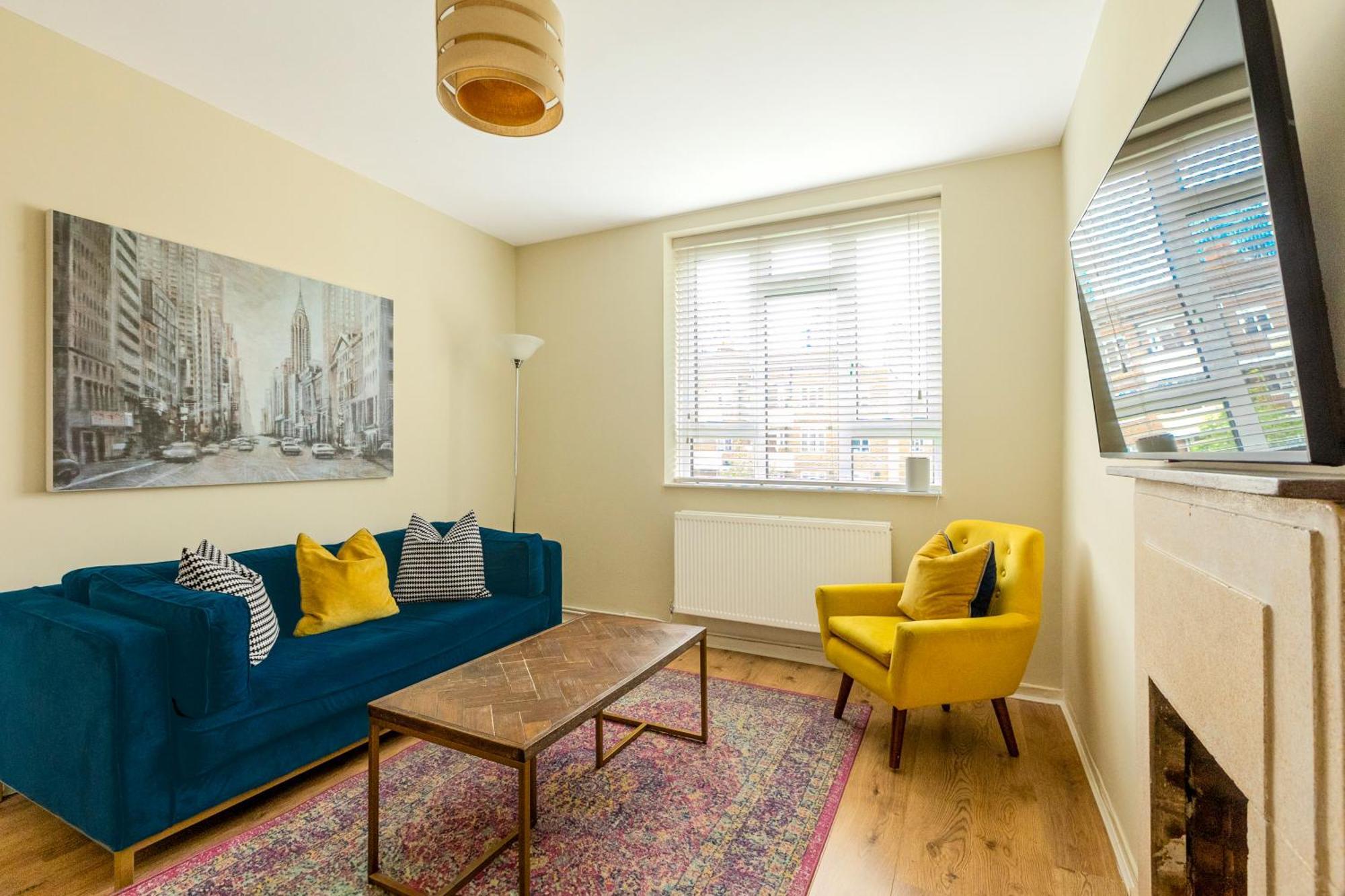 Bright Modern 1 Bedroom Flat, 5 Min To Vauxhall St Apartamento