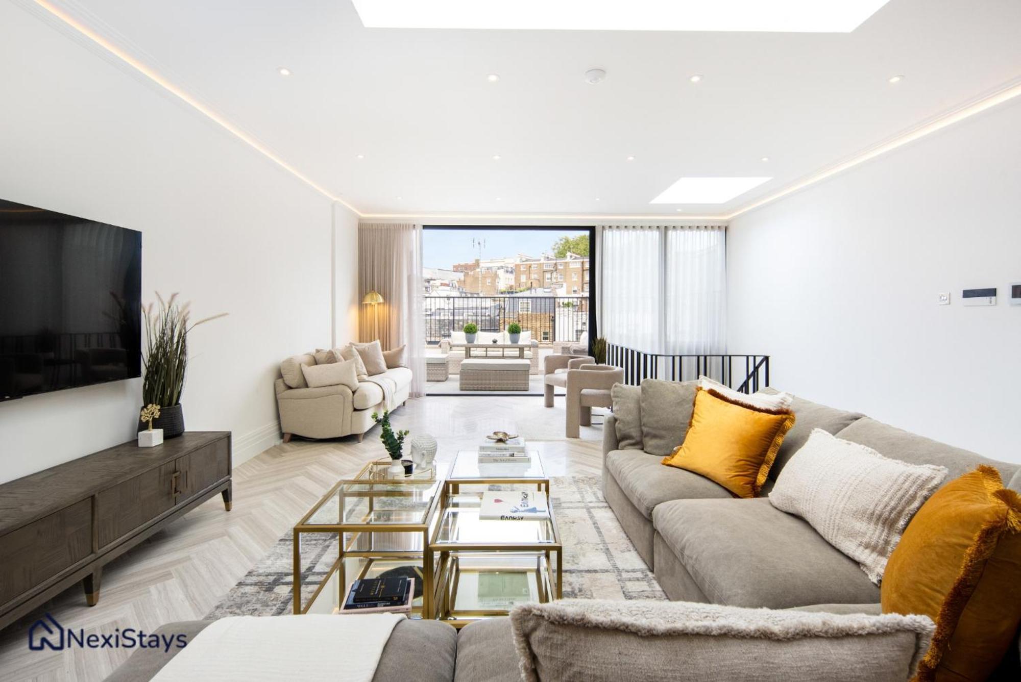 Appartement 1 Min Walk To Harrods, Knightsbridge Penthouse *