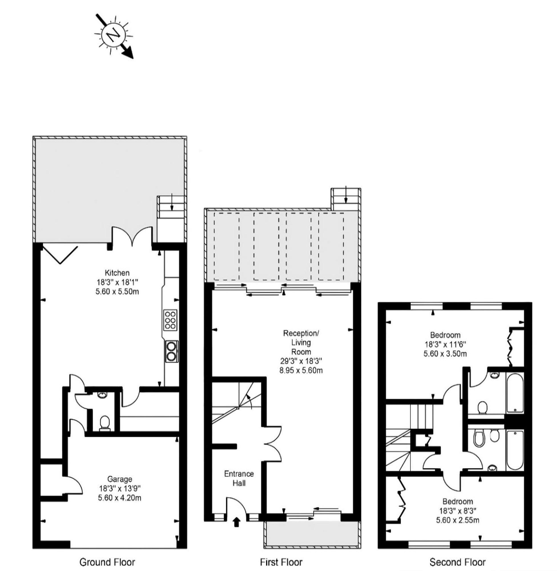 Spacious 2-bedroom Townhouse With Garden & Patio