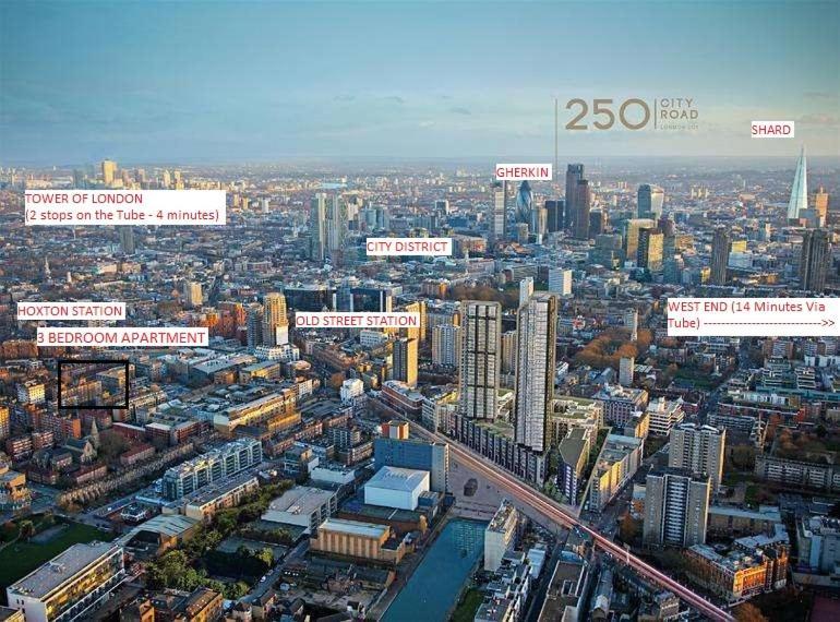 Apartamento 3 Minutes To Tower Of Trendy Shoreditch Recently Refurbished 3 Bedrooms Sleeps 8 *
