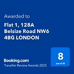 Flat 1, 128A Belsize Road Nw6 4Bg London