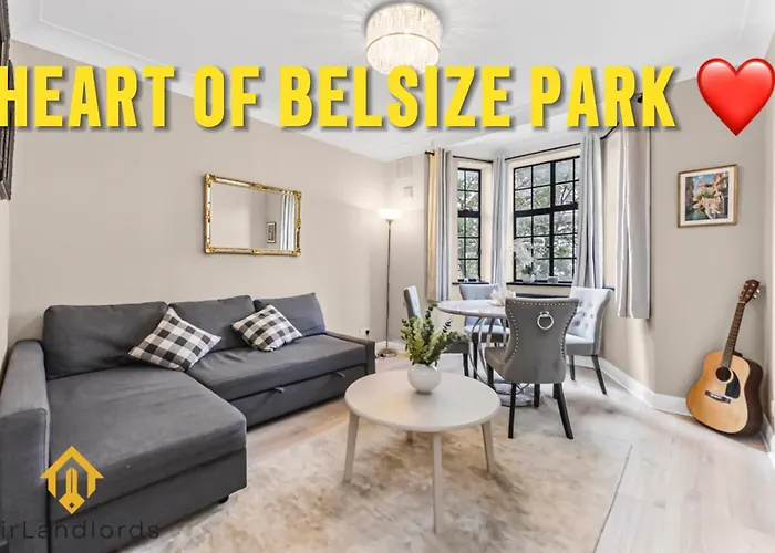 Stylish 3-Bedroom Flat In Belsize Park Perfect For Families Business Trips!