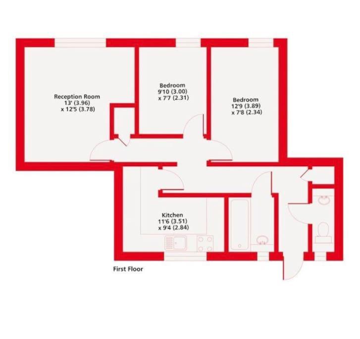 Apartamento Spacious Flat Opposite The Oval Londres