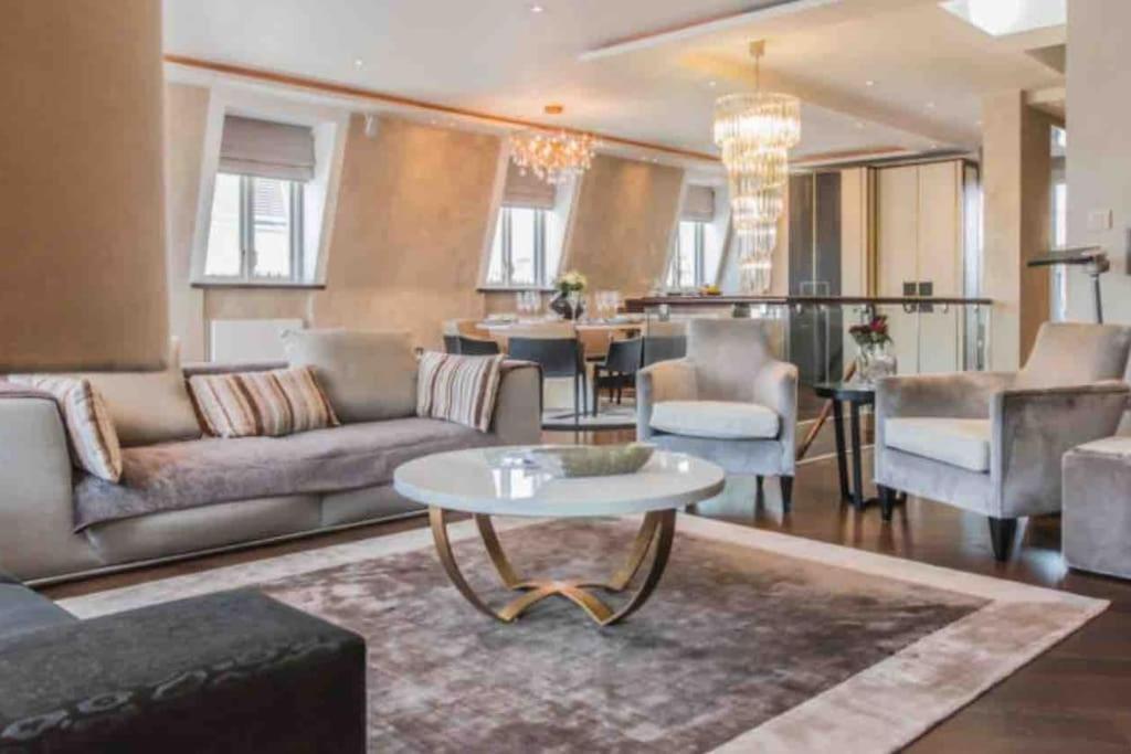 Mayfair Penthouse With Rooftop Facing Hyde Park Londres