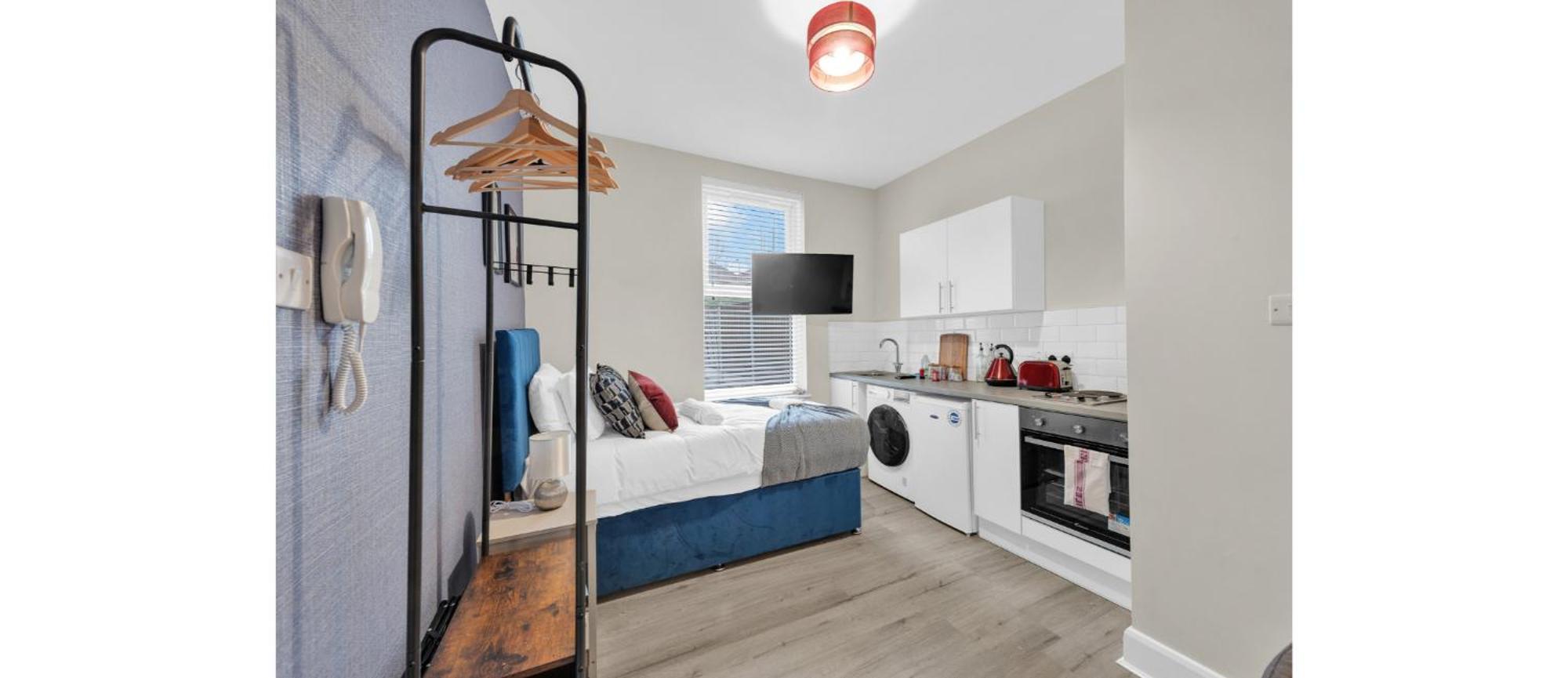 Blue Harmony: A Cozy Retreat Appartement