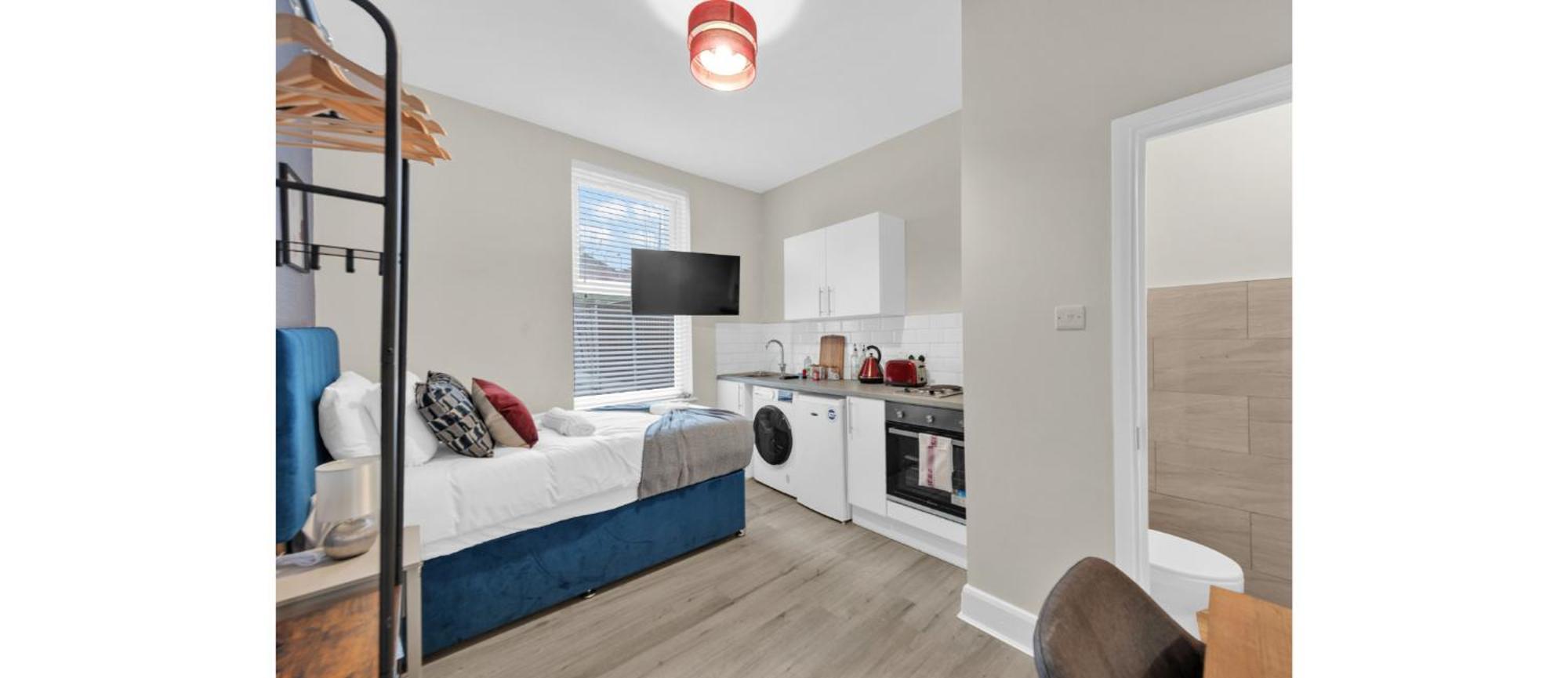 Blue Harmony: A Cozy Retreat Appartement