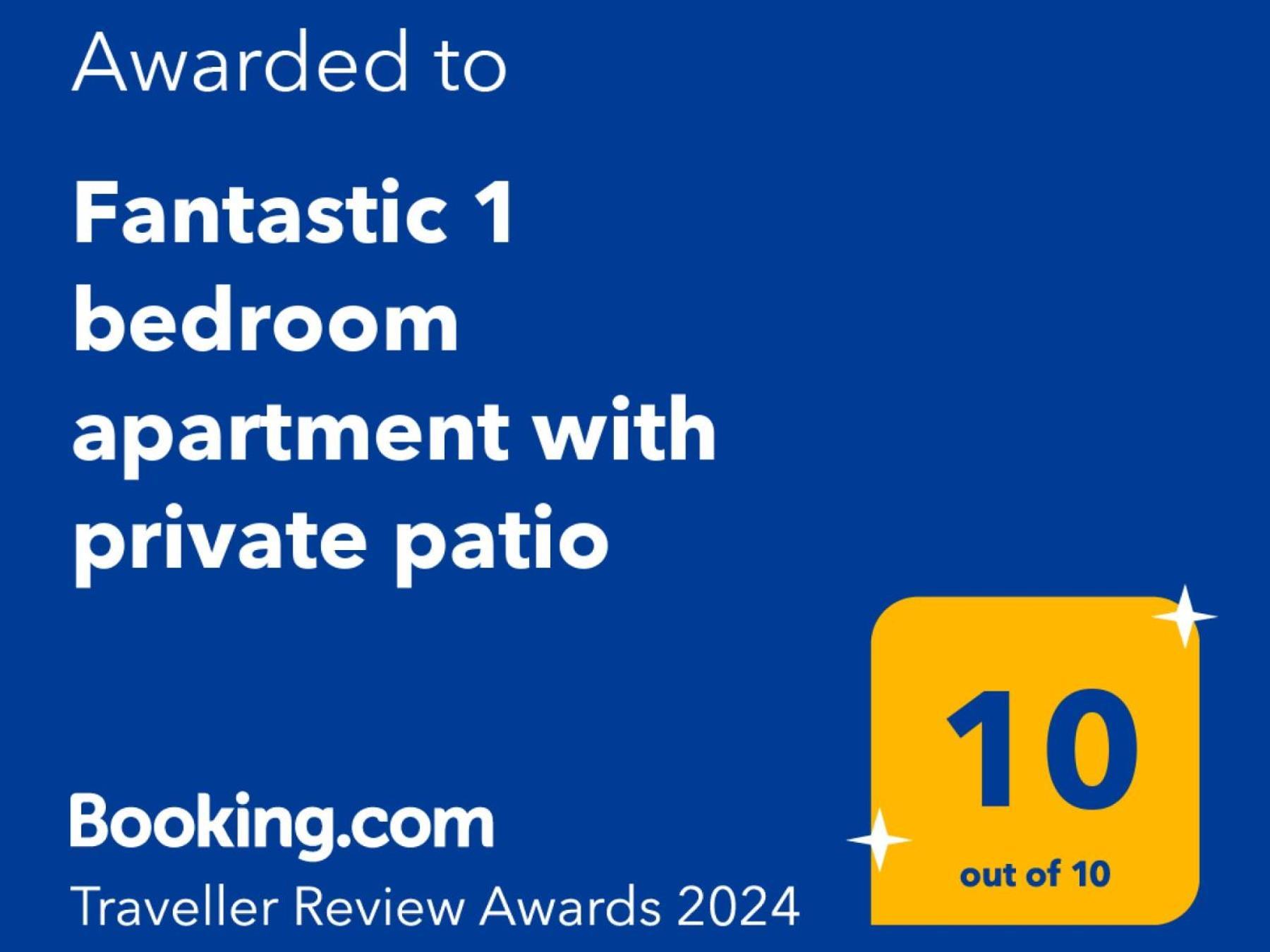 Fantastic 1 Bedroom With Private Patio