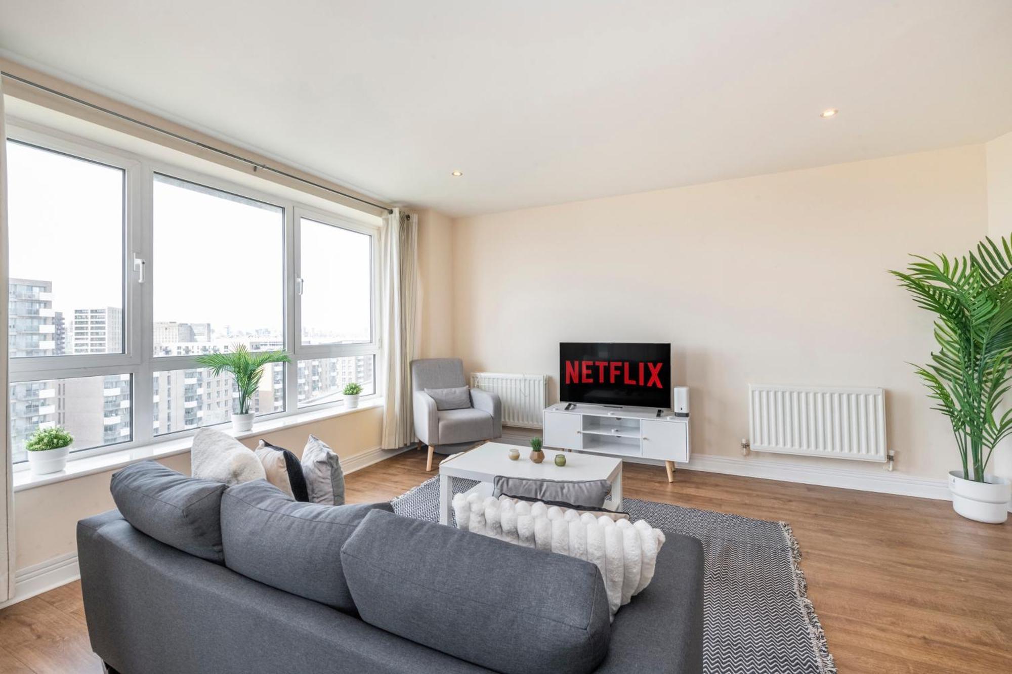River View 2 Bed 2 Bath Flat - Airport, Excel, Pontoon Dock Appartement *