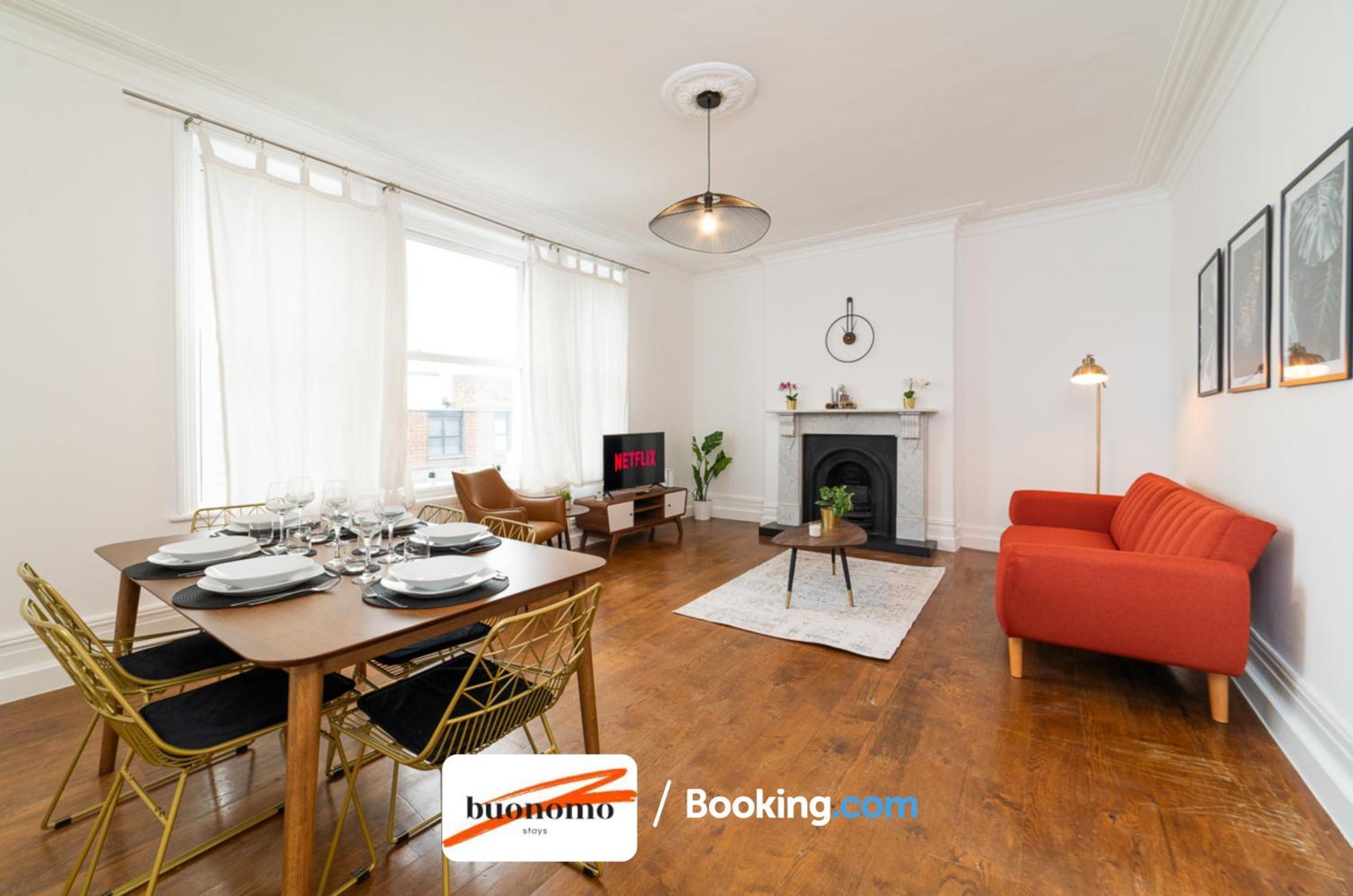 Three Bedroom At Buonomo Short Lets & Serviced Close To Wimbledon Tennis Courts Apartamento Londres