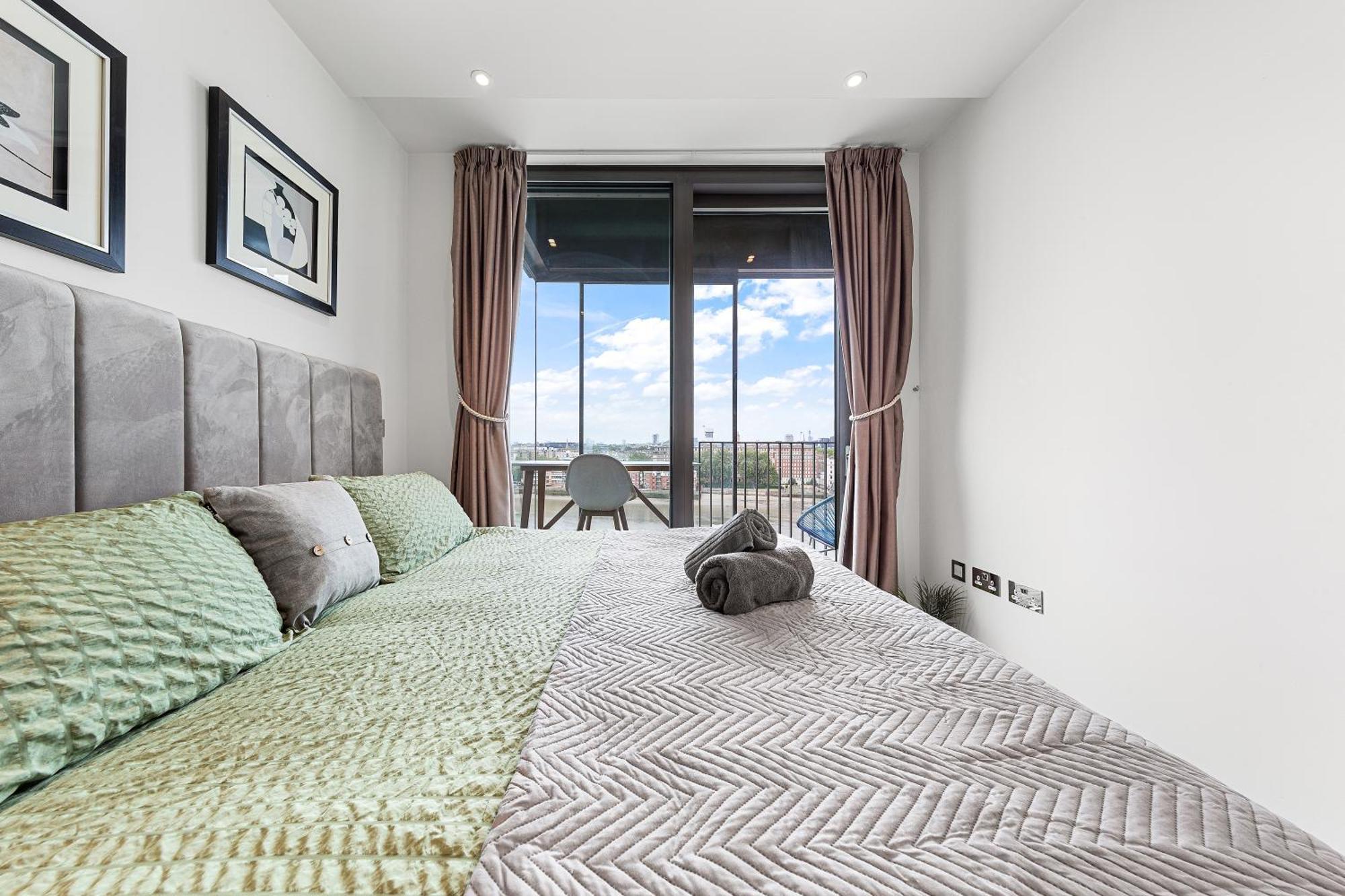 Appart hôtel River Panorama 2 Bedroom New Development Londres