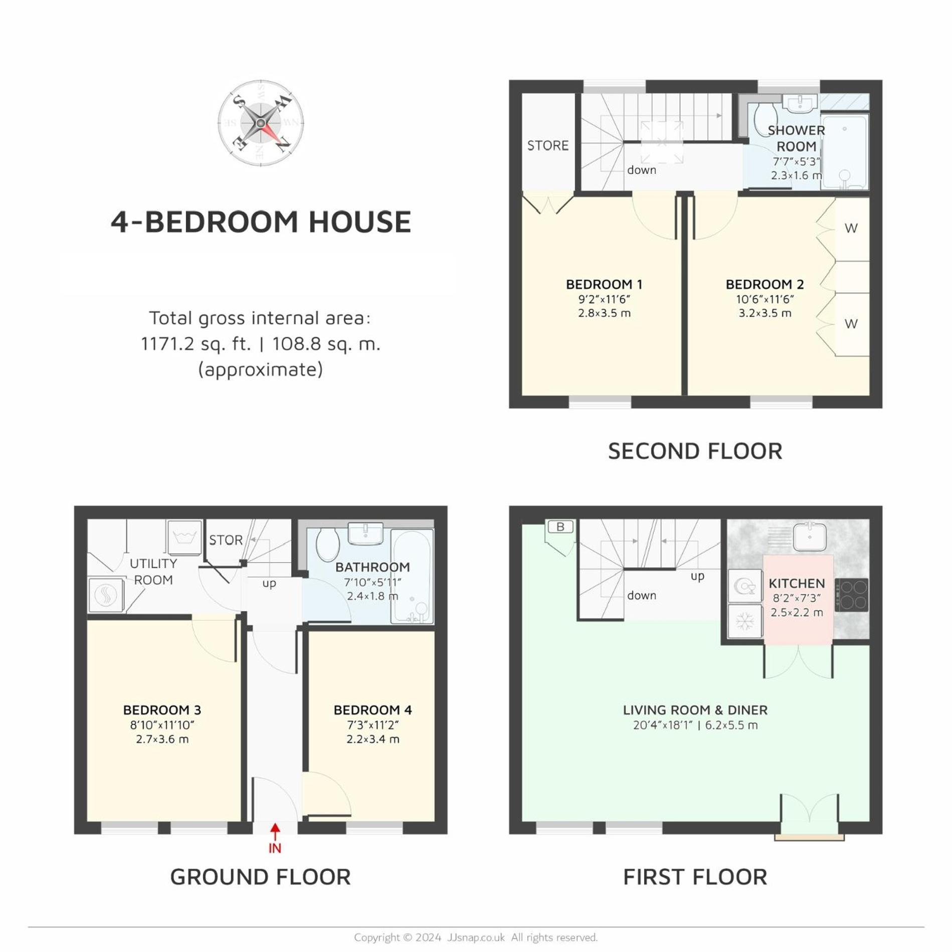 Vakantiehuis Hyde Park Chic 4 Bedrooms House *