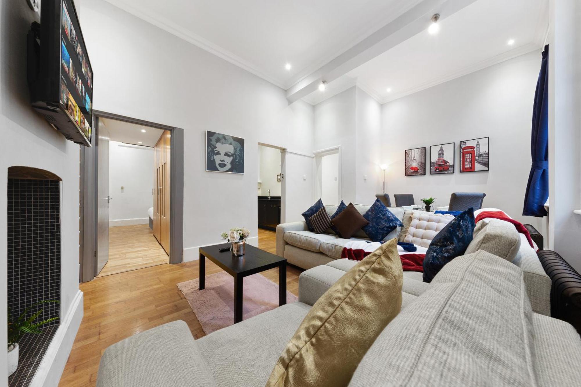 Appartement 3br Apartment-regents Park-baker Street-lords Cricket Ground Mb1 *