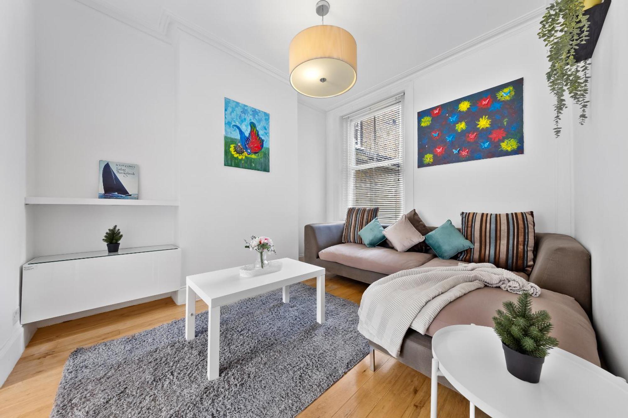 Apartamento Luxury 4-bedroom Modern Flat In Steps From Station, Sleeps 9 In Style! *