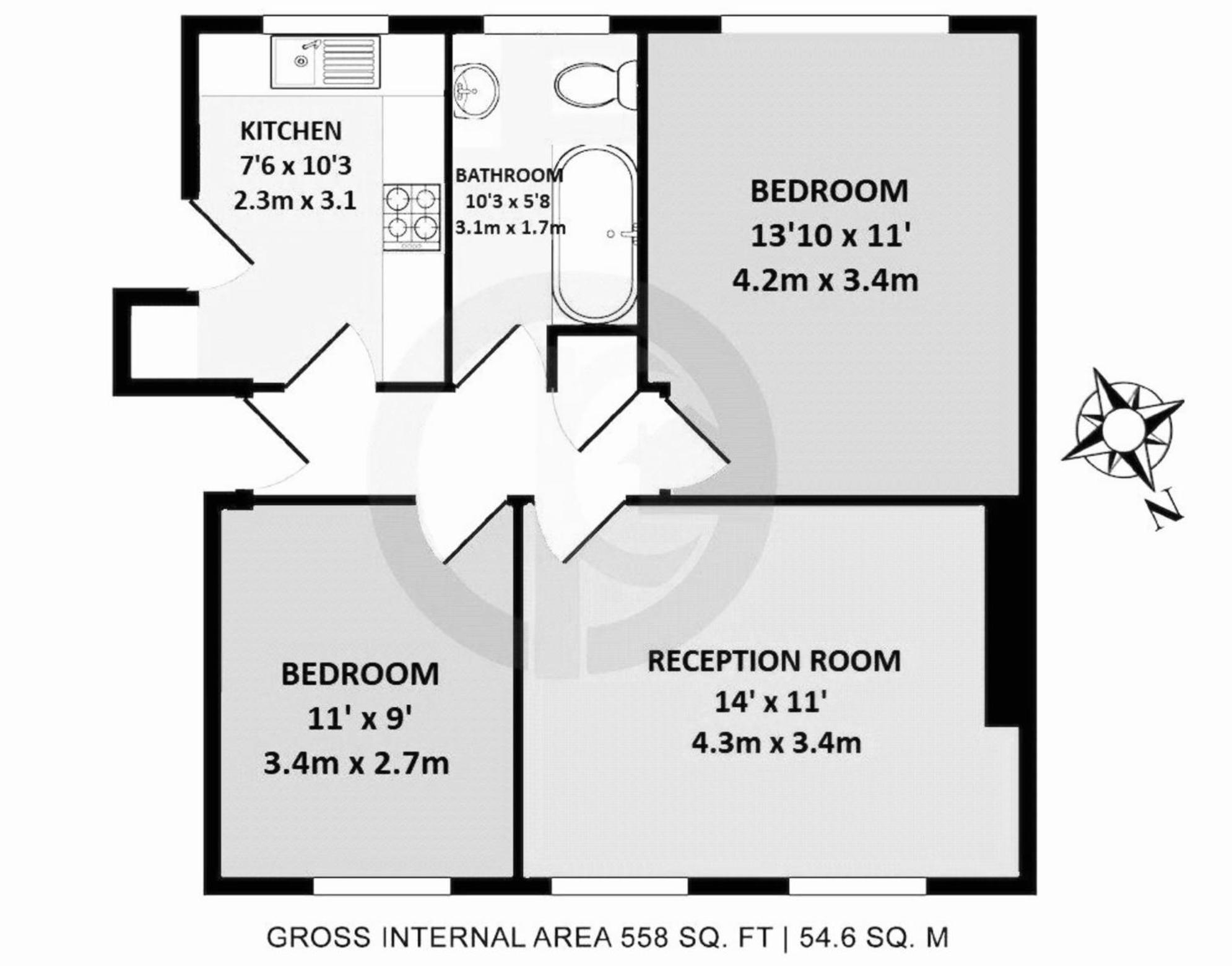 Appartement Staylondon - Sleeps 6 With Free Parking - Tourist, Concerts & Matches