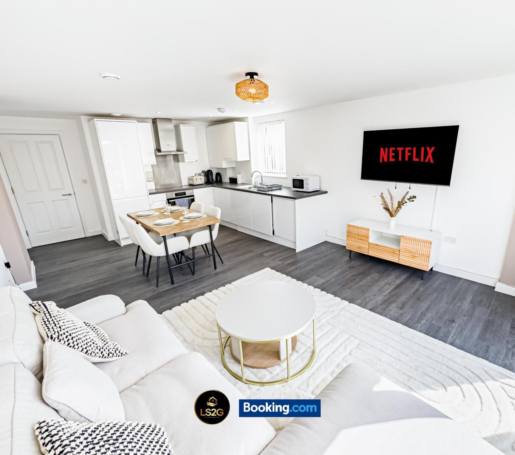 Appartement 2 Bedroom Flat By Ls2g Short Lets & Serviced Greater With Free Parking Londres