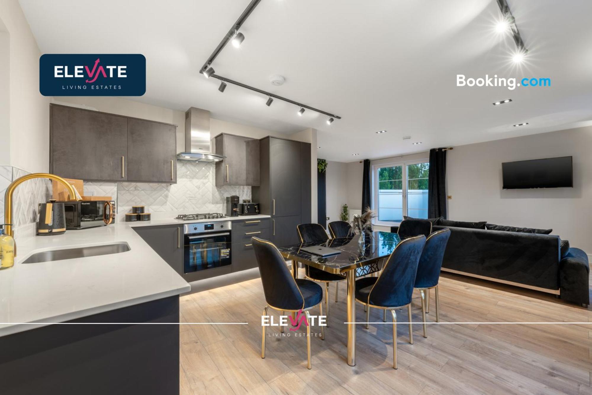 Exclusive Deals L Last-minute Escape L 1 X Super King Bed And 3 Single Beds L Wembley Stadium Location, Free Parking, Sleeps 8 L Elevate Living Estates Short Lets & Serviced Wembley *