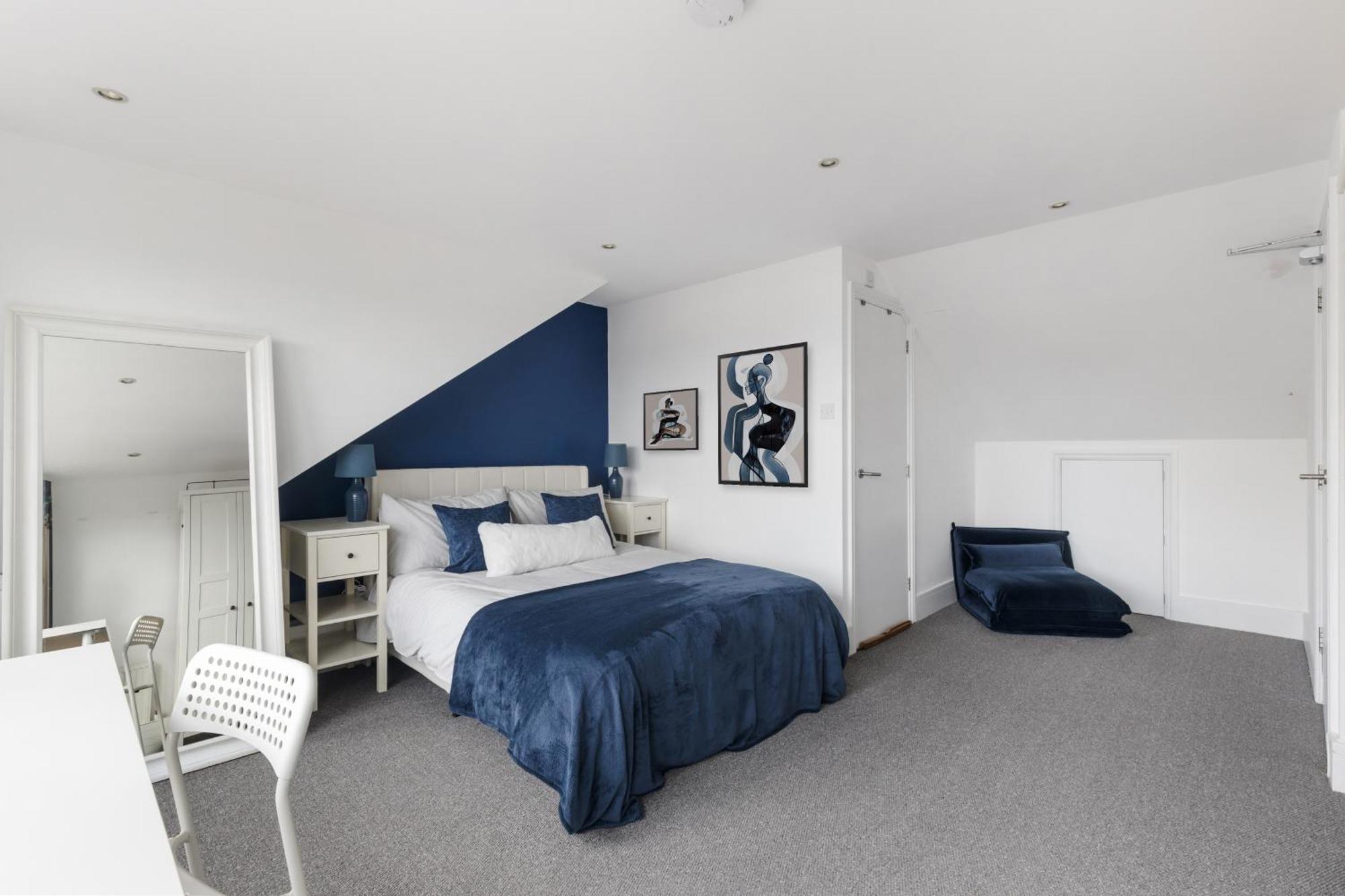 Modern 3br In London, Huge Terrace & Sleeps 10 Appartement