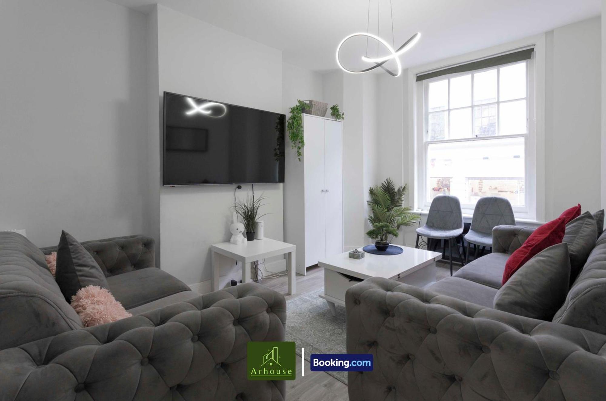 Apartamento 2 Bedroom By Arhouse Short Lets & Serviced Oxford St With Free Wifi *