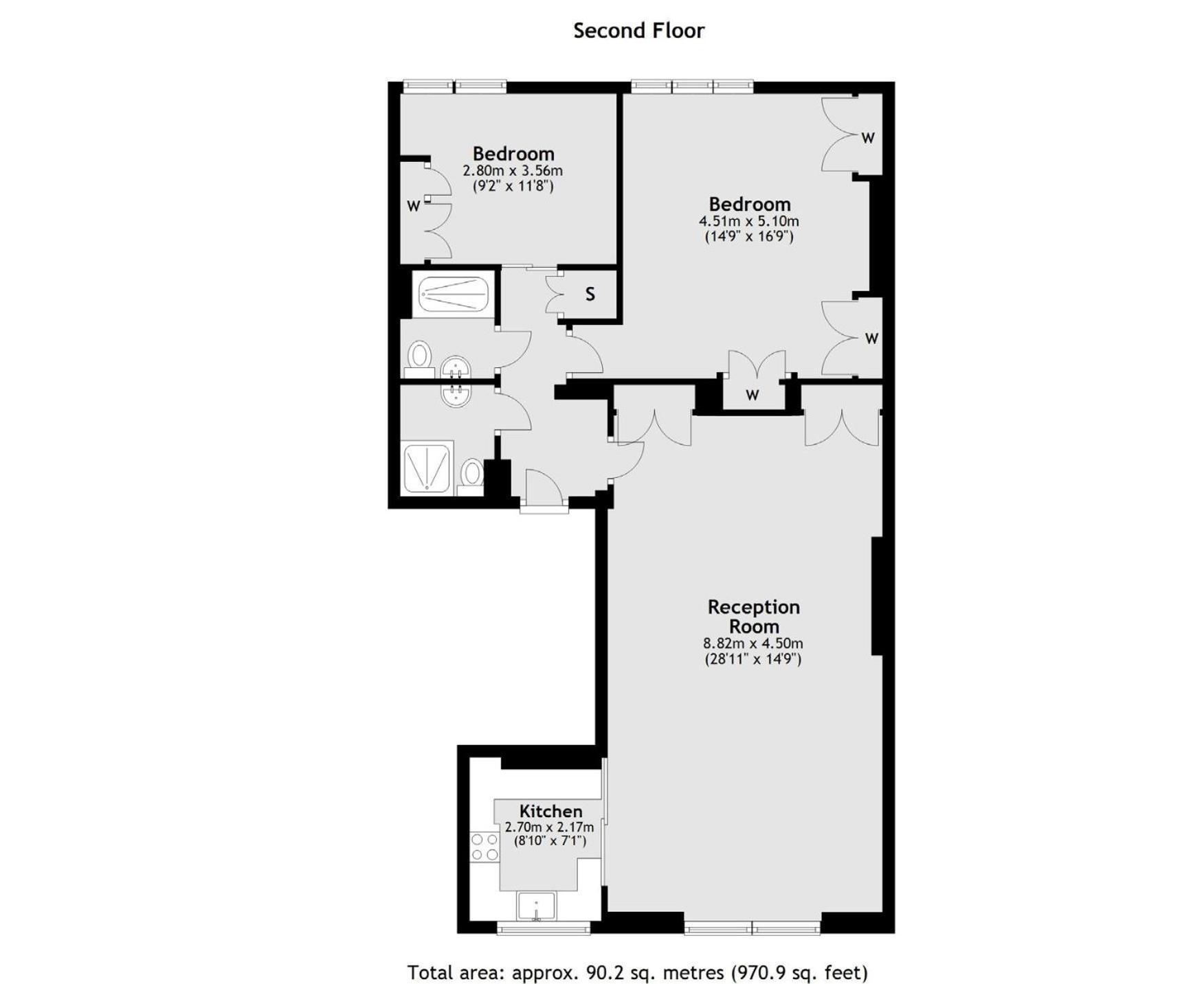 2 Bed, 2 Bath In Mayfair, Garden View Appartement Londres