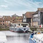 Charming Houseboat Featuring A Sauna