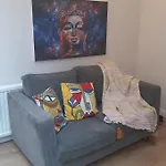 Large Bright Room With Kitchen