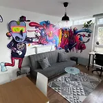 Colourful & Comfy Studio Flat