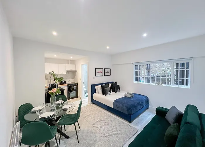 Sleek 1-Bed Studio Flats In Euston, Islington Near Regents Park
