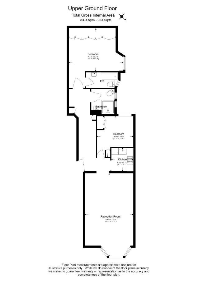 Apartamento Kensington 2 Bed 2 Bath For 5 Guests *