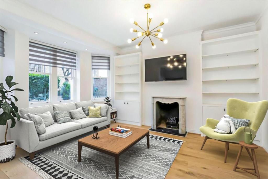 Modern Chelsea Flat, 3bd 2bath, With Parking Apartamento *