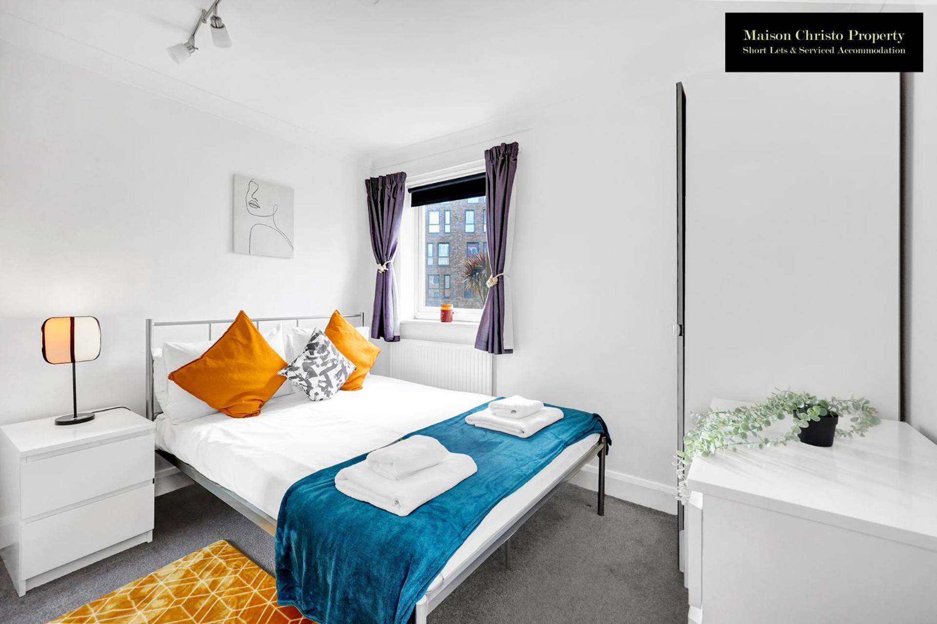 Appartement Caraway Heights 2bedroom Sleeps 6 In Canary Wharf, Free Parking, Near Excel, O2 & Airport By Maison Christo Short Lets & Serviced
