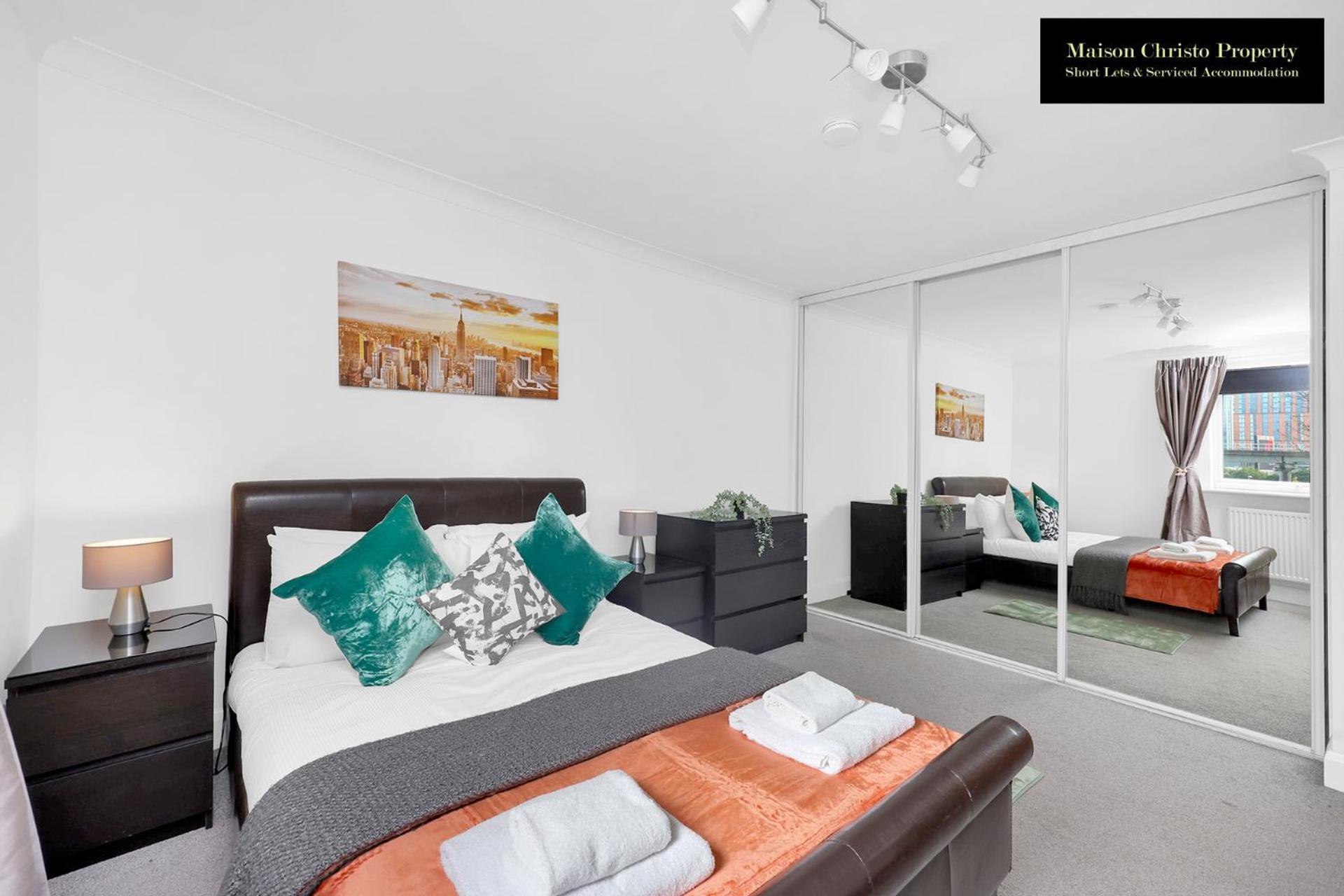 Caraway Heights 2bedroom Sleeps 6 In Canary Wharf, Free Parking, Near Excel, O2 & Airport By Maison Christo Short Lets & Serviced Appartement Londres