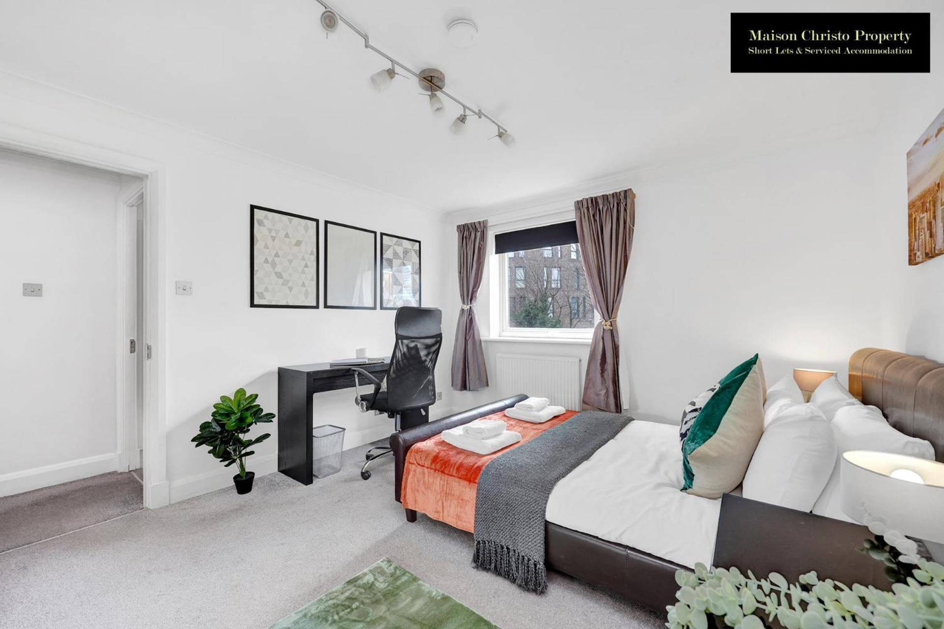 Appartement Caraway Heights 2bedroom Sleeps 6 In Canary Wharf, Free Parking, Near Excel, O2 & Airport By Maison Christo Short Lets & Serviced *