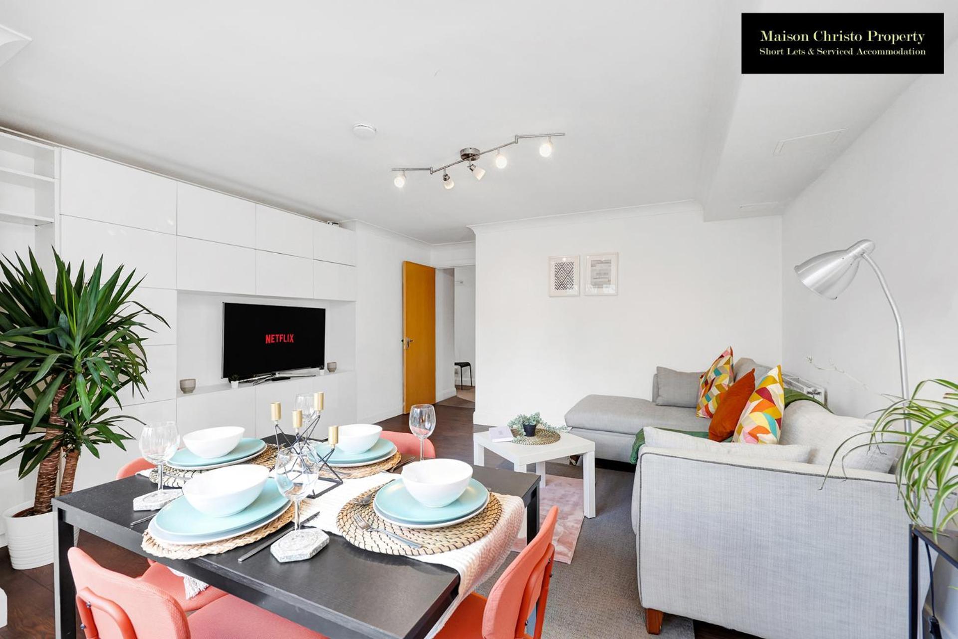 Caraway Heights 2bedroom Sleeps 6 In Canary Wharf, Free Parking, Near Excel, O2 & Airport By Maison Christo Short Lets & Serviced Appartement Londres