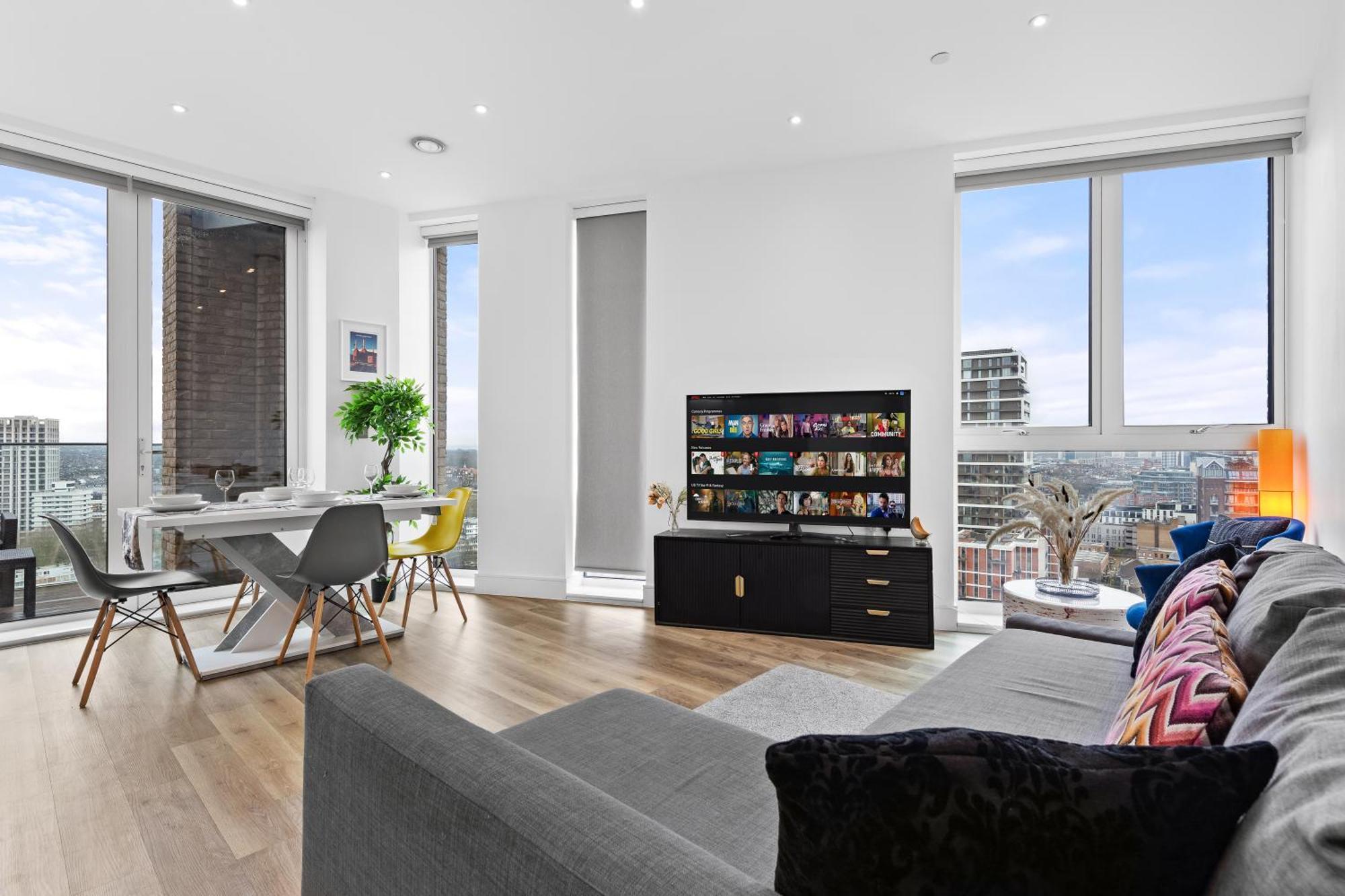 Apartment Battersea Penthouse Sleep 9 Wh