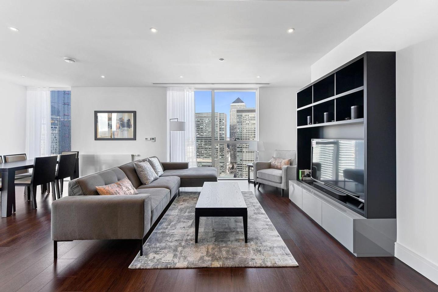 Large 2 Bed With High Rise View Canary Wharf Apartamento