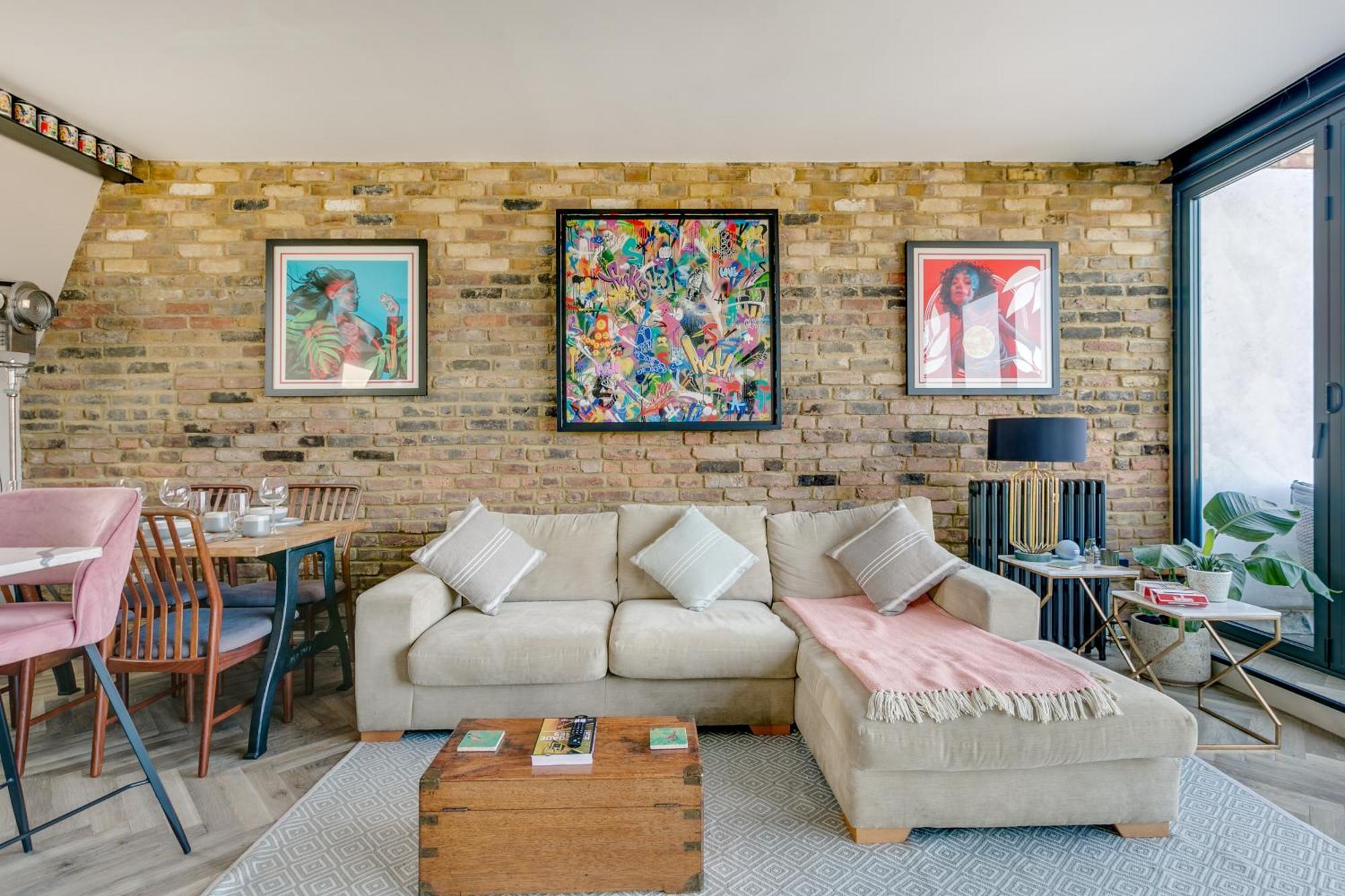 Stylish 2 Bed Flat With Balcony Great Views Nrtube Apartamento Londres