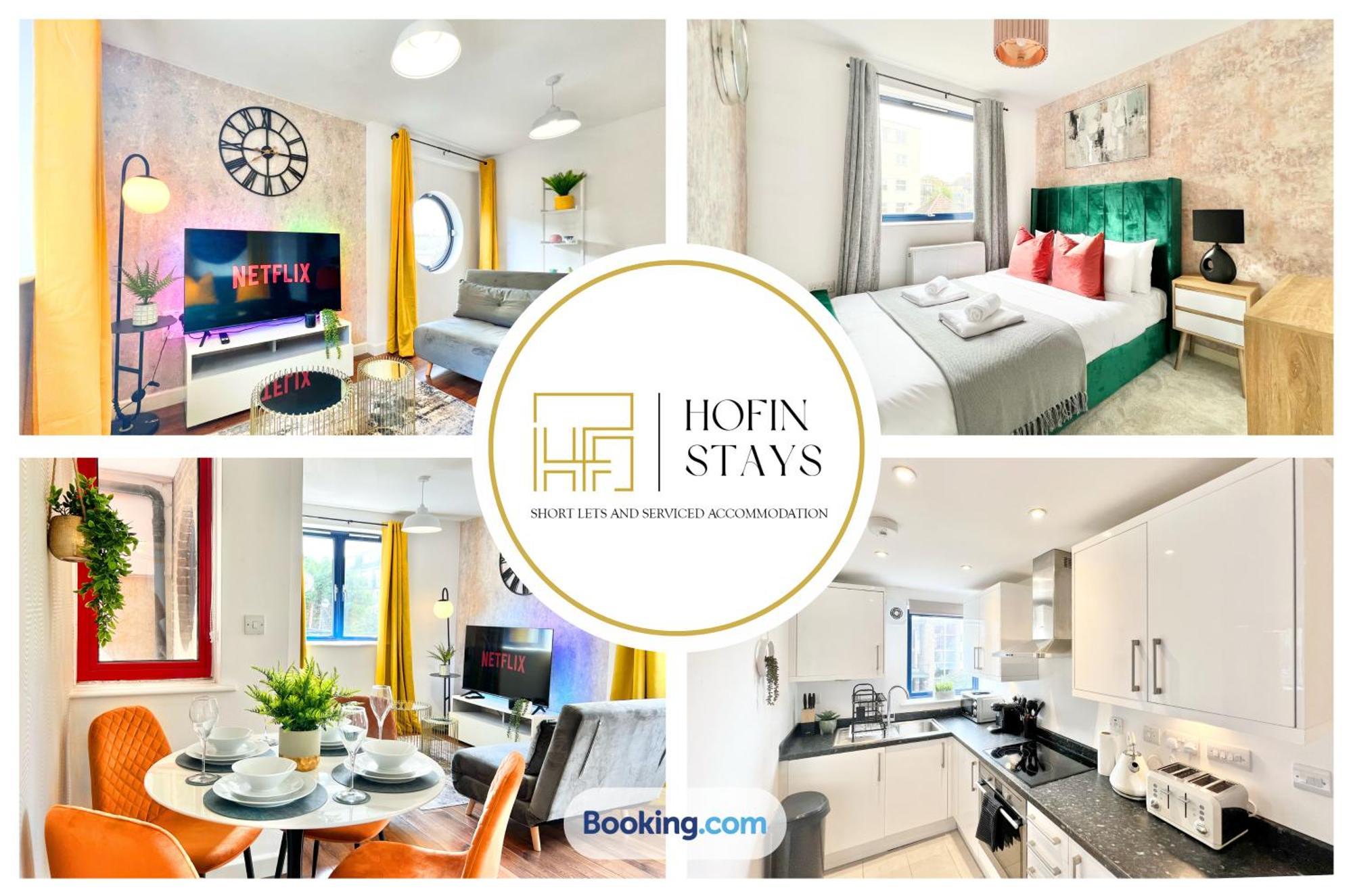 Weekly Or Monthly - Relocation & Business - 4 Guests - By Hofin Stays Short Lets & Serviced Apartamento