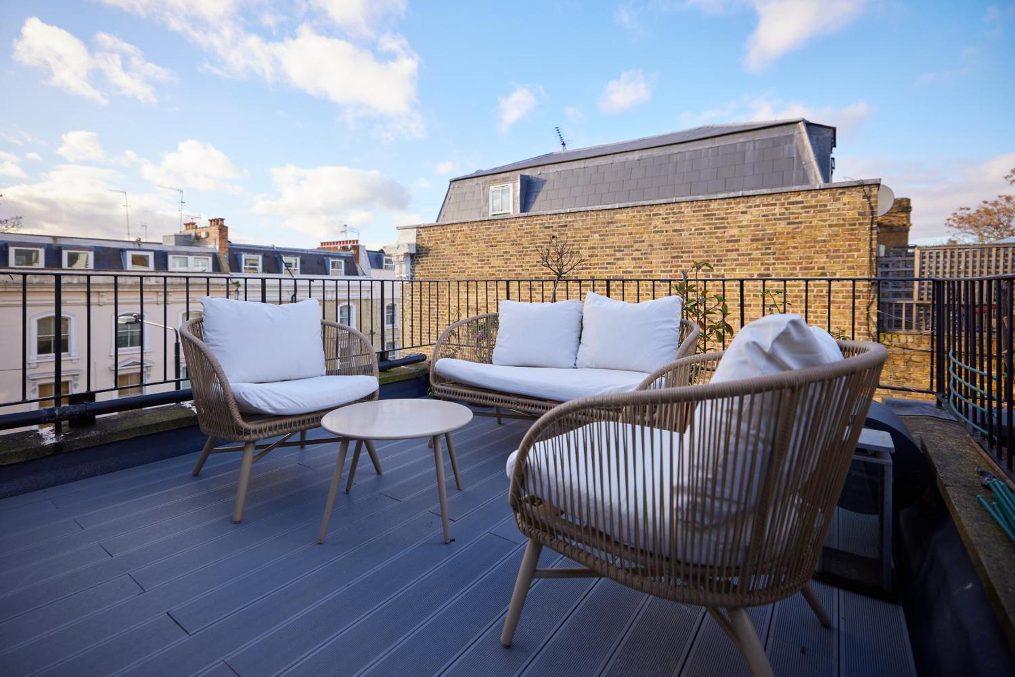 Apartamento The Earl's Court Space - Modern 2bdr Flat With Terrace + Parking Londres