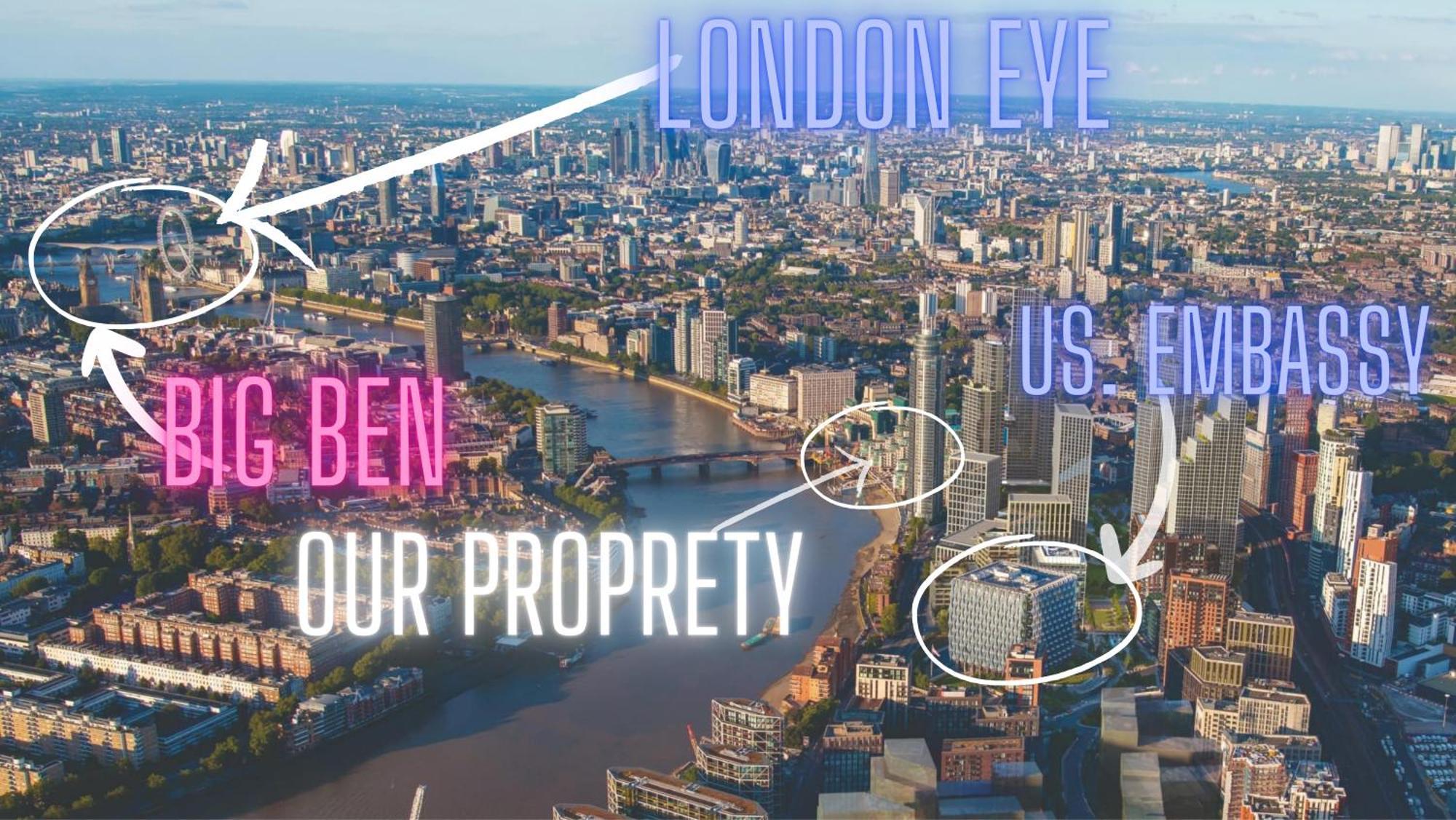 St, George Wharf Vauxhall Bridge Large 2bedrooms With River View Panoramic Balcony *