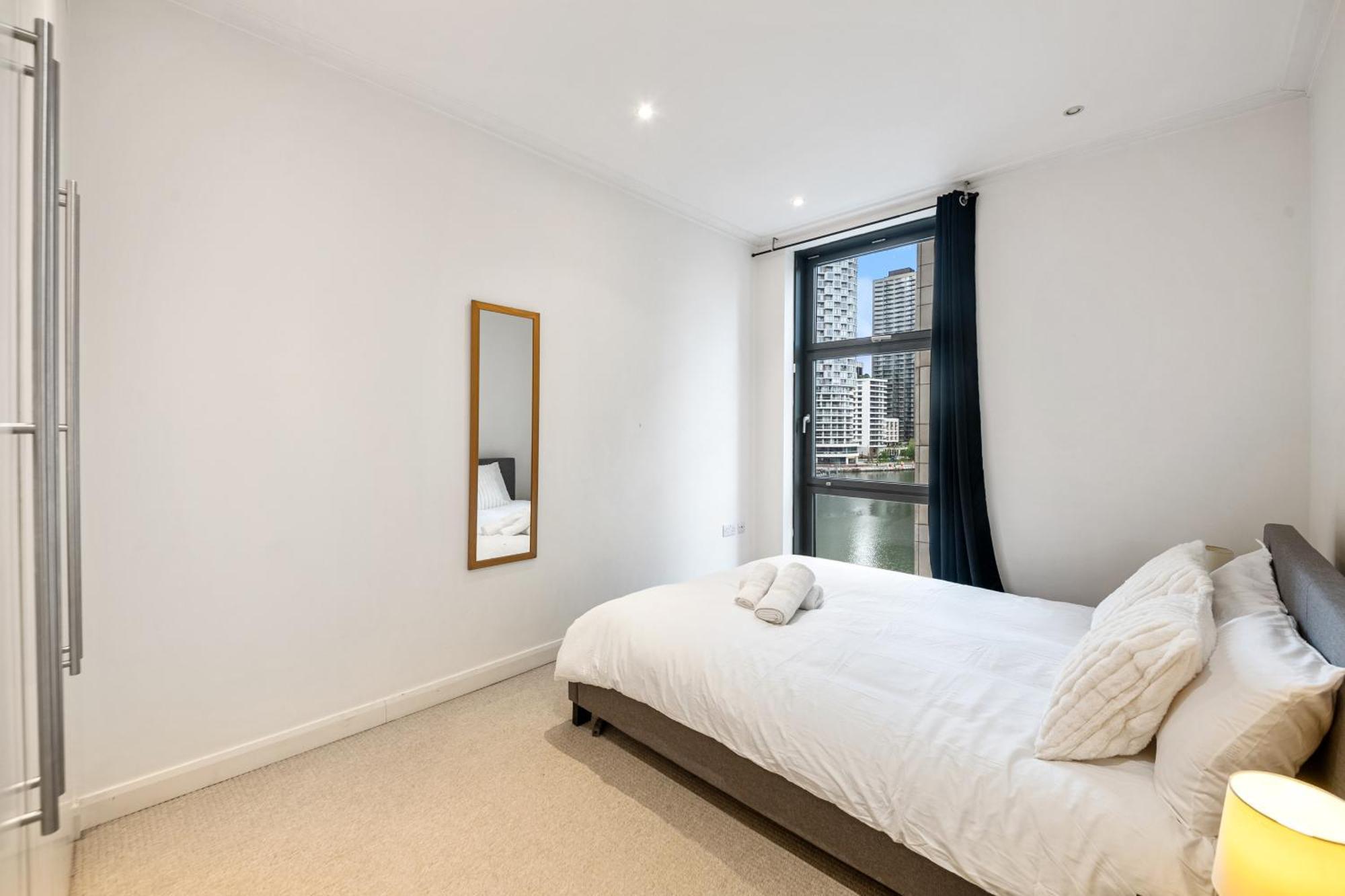 Apartment Londwell, Canary Wharf River Thames Balcony *