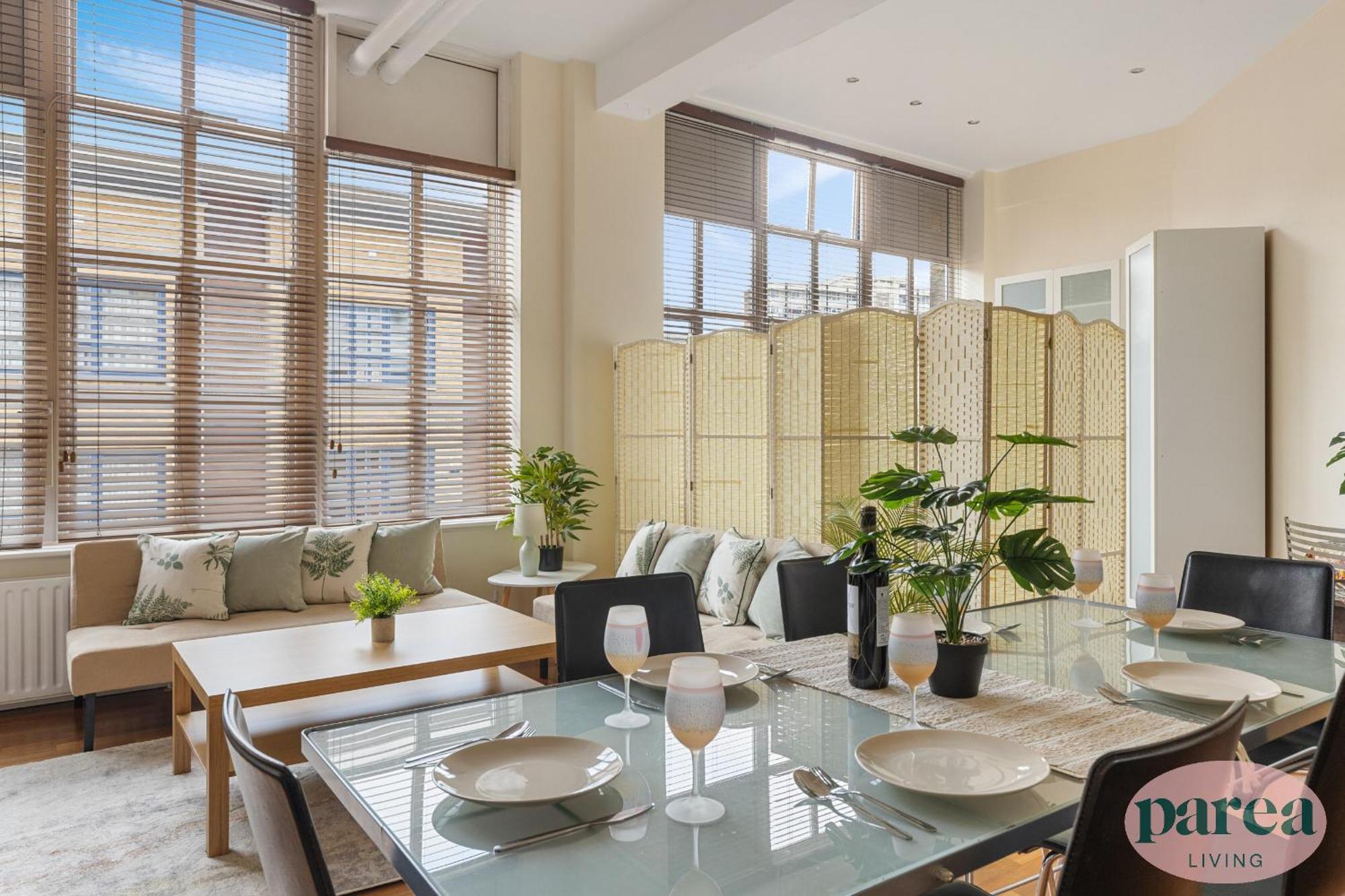 Apartamento Parea Living - Spacious 3 Bed Flat, Canary Wharf Views With Parking Londres