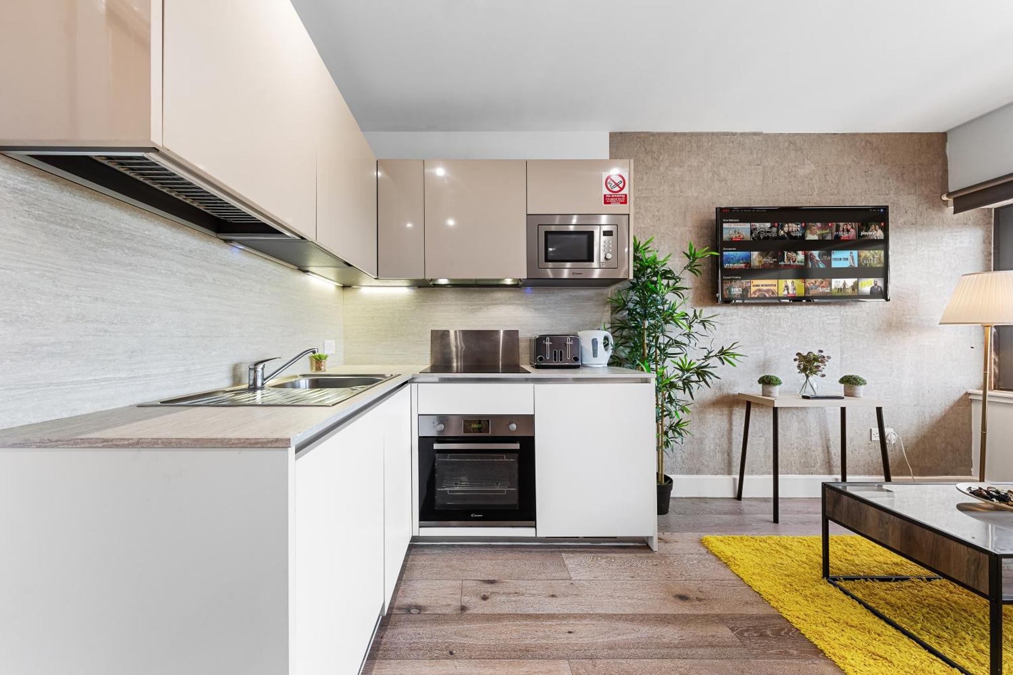 Stylish One Bedroom Flat - Sleeps 5 - Near Heathrow - Ub3 Appartement *