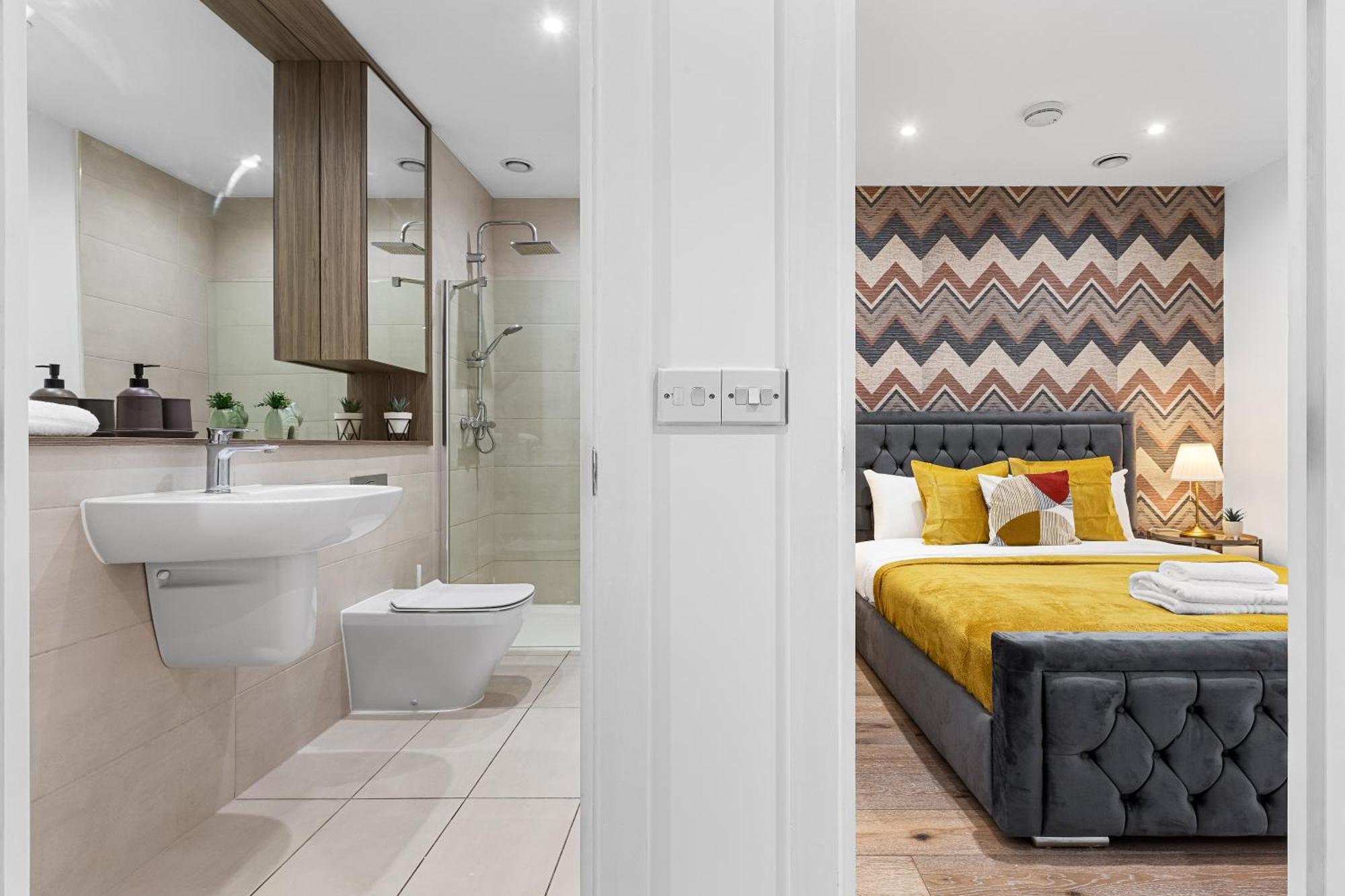 Stylish One Bedroom Flat - Sleeps 5 - Near Heathrow - Ub3 * Londres