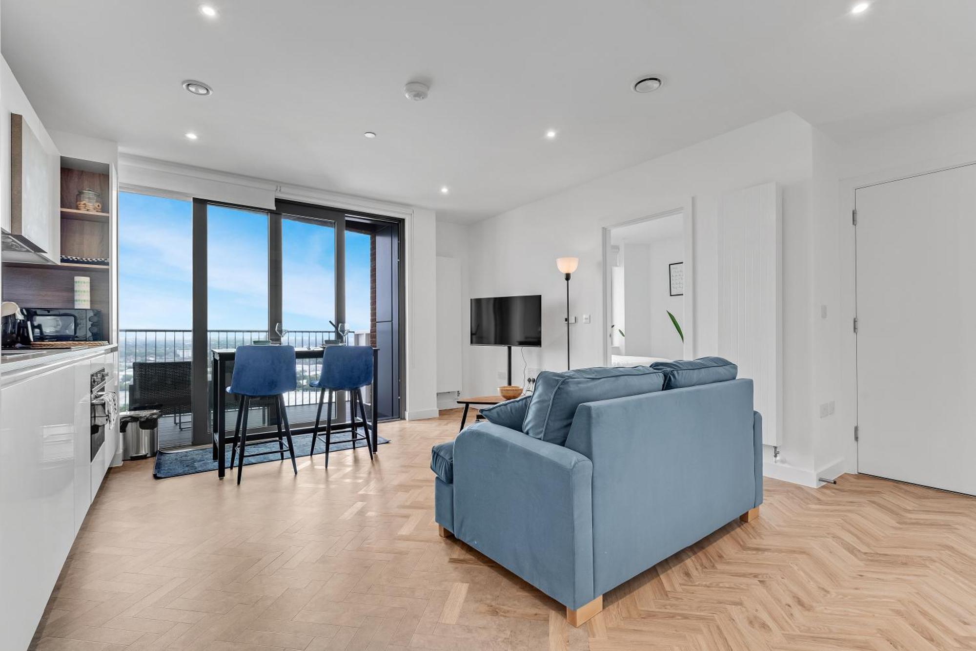 Lovely View Near Floor, 1gb Wifi, Near Canary Wharf, City, Stratford, Free Coffee, Snacks, Milk Apartamento *